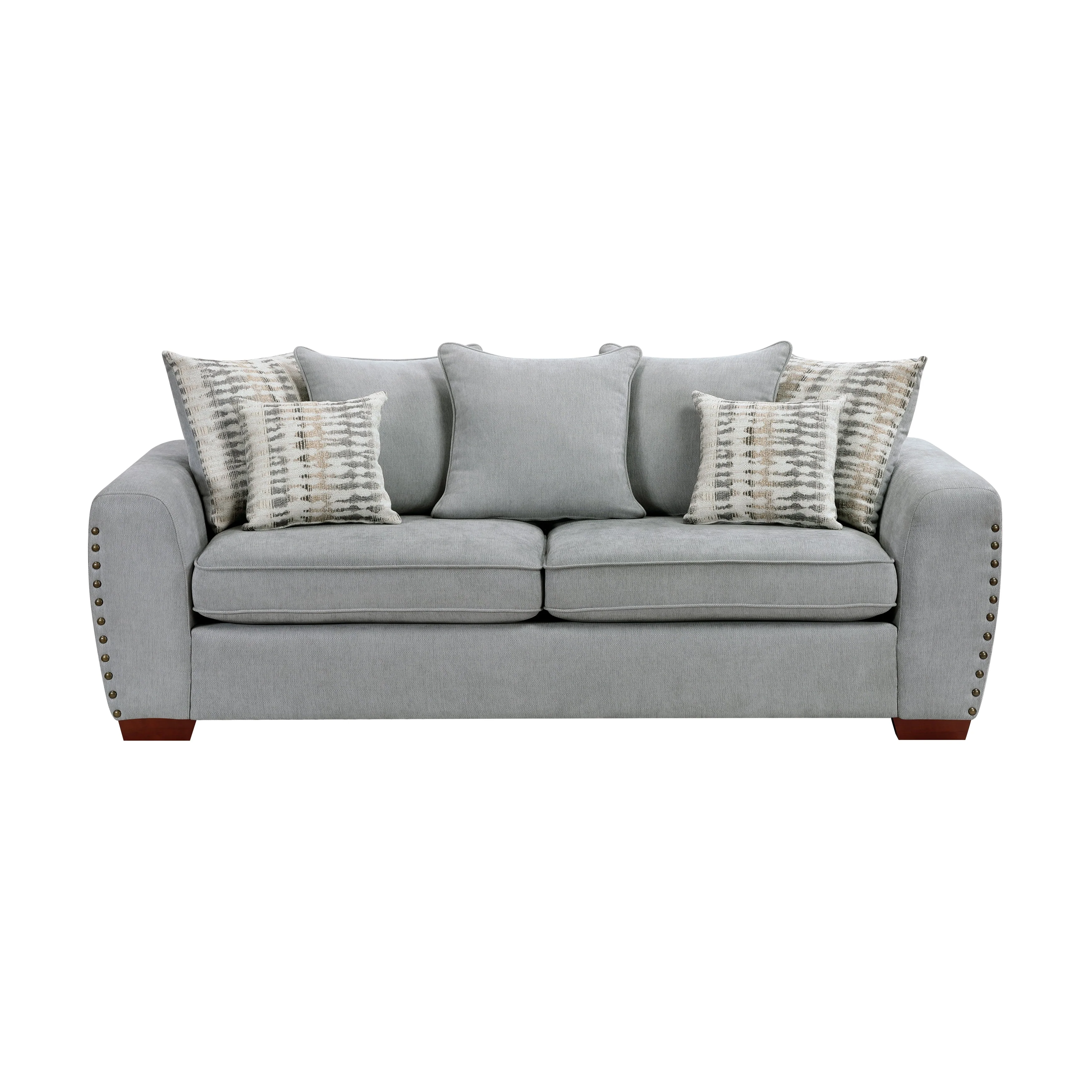 Silverthorne Gray Sofa - Image 12