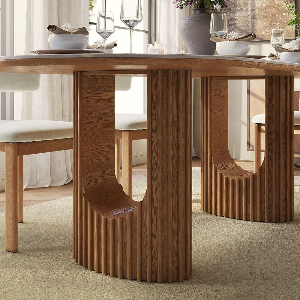 Silvo 79" Table Glossy White Dining Table - Image 7