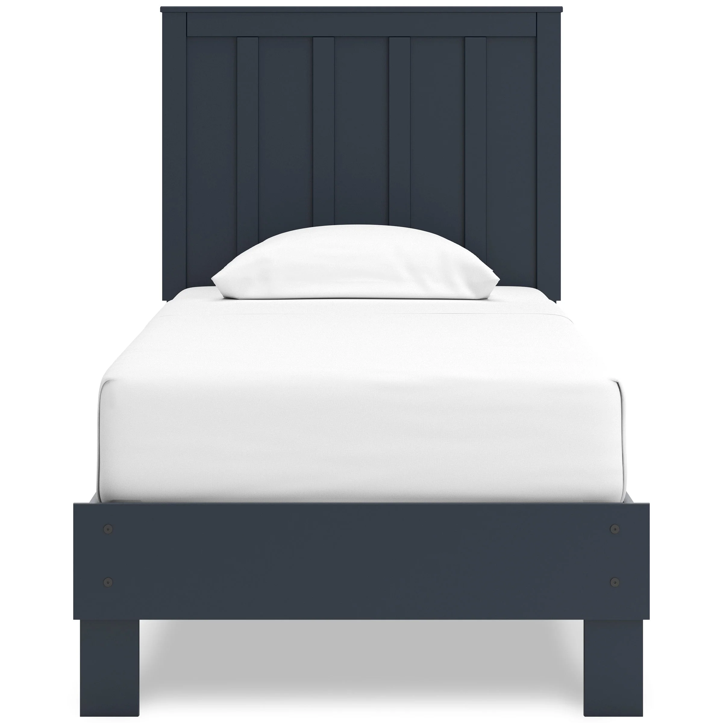 Simmenfort Navy Blue Twin Platform Bed - Image 3