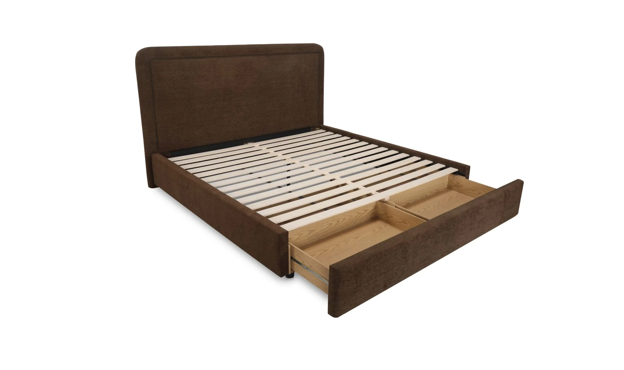 Simon King Storage Bed Brown - Image 2