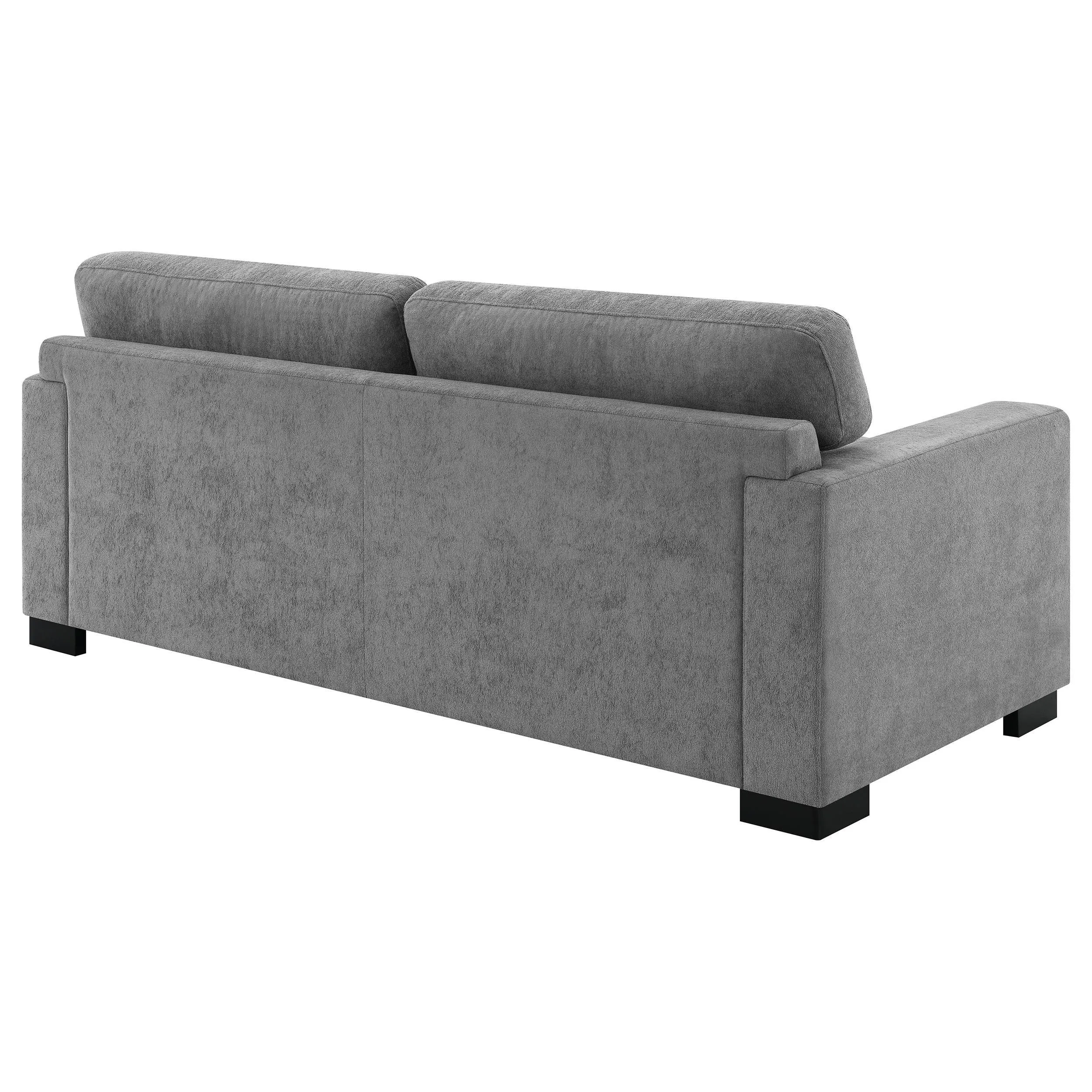Simpson Upholstered Sofa Sleeper with Queen Mattress Grey - Image 8