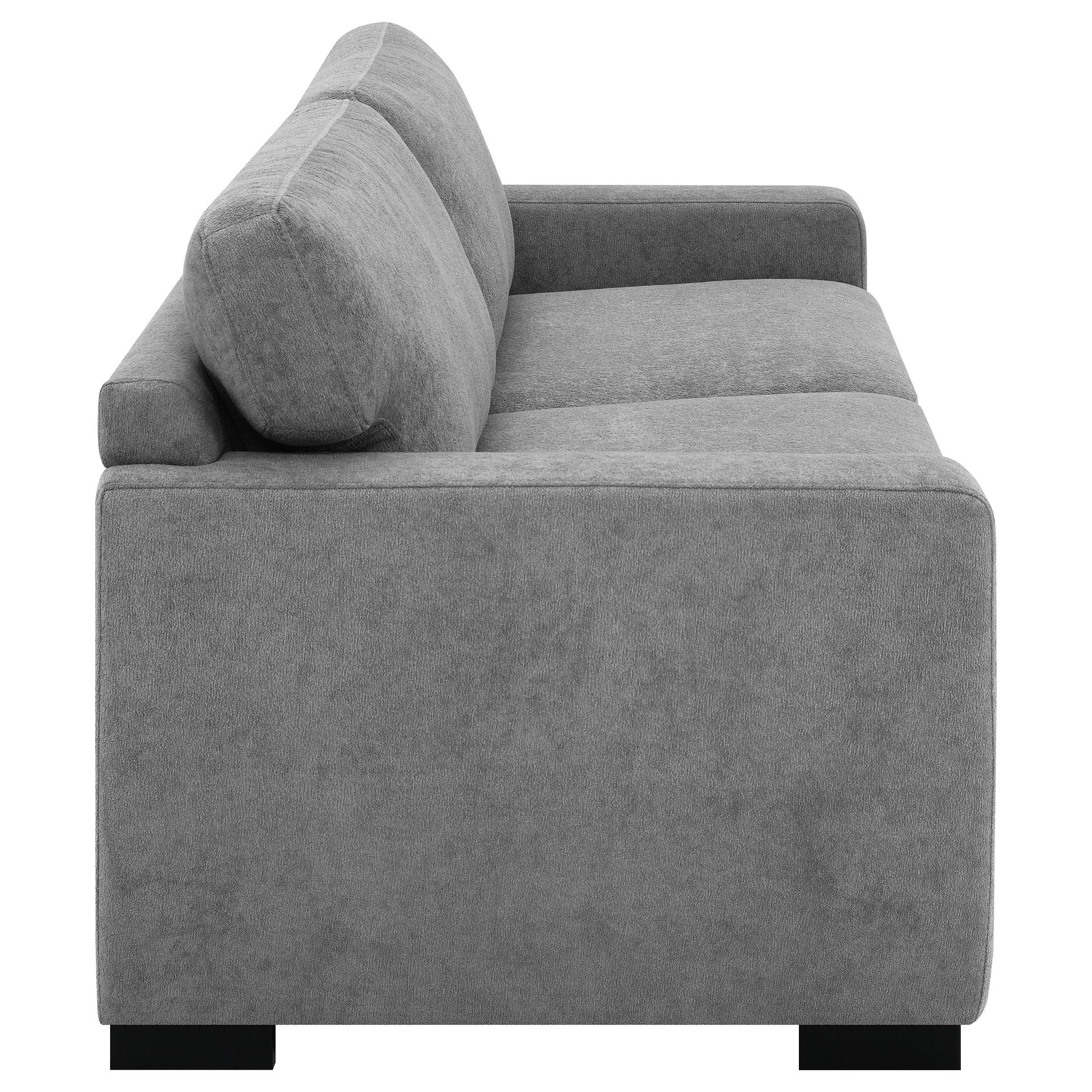 Simpson Upholstered Sofa Sleeper with Queen Mattress Grey - Image 9