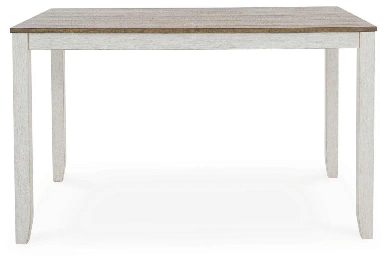 Skempton White And Light Brown Counter Height Dining Table and 6 Bar Stools - Image 5