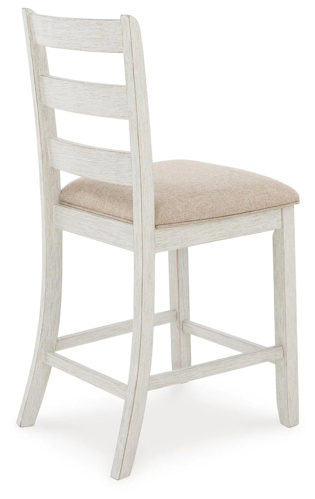 Skempton White And Light Brown Counter Height Dining Table and 6 Bar Stools - Image 9