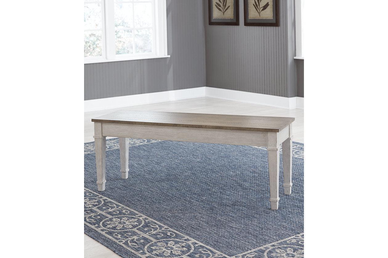 Skempton White/Light Brown Storage Bench - Image 6