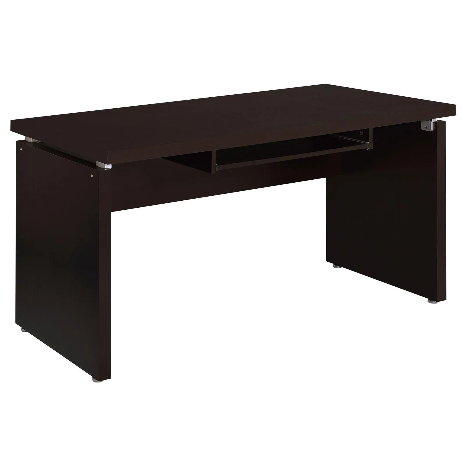 Skylar Cappuccino Computer Desk with Keyboard Drawer - Image 4