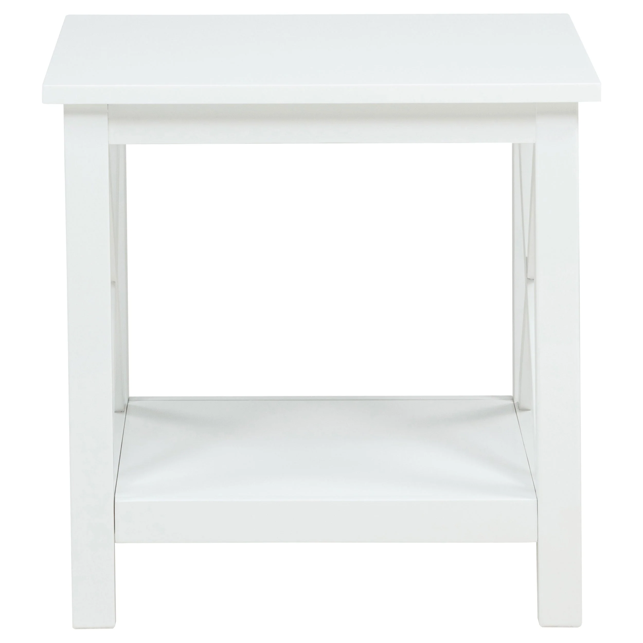 Skyview White 3-piece Rectangular Lift Top Coffee Table Set - Image 4