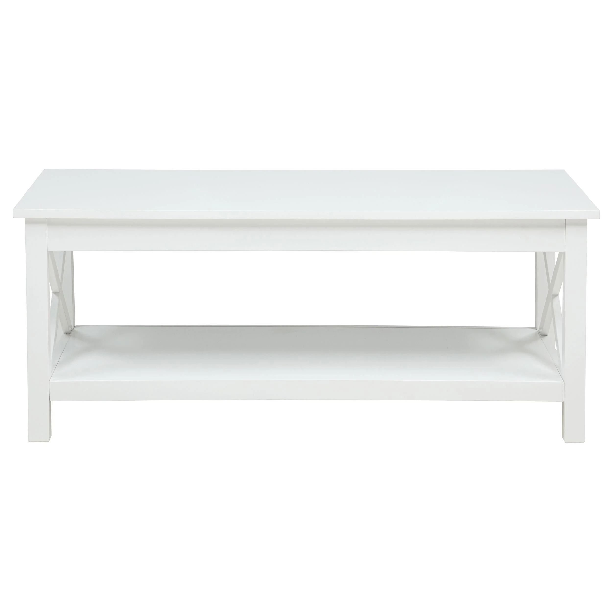 Skyview White 44-inch Rectangular Lift Top Coffee Table - Image 5