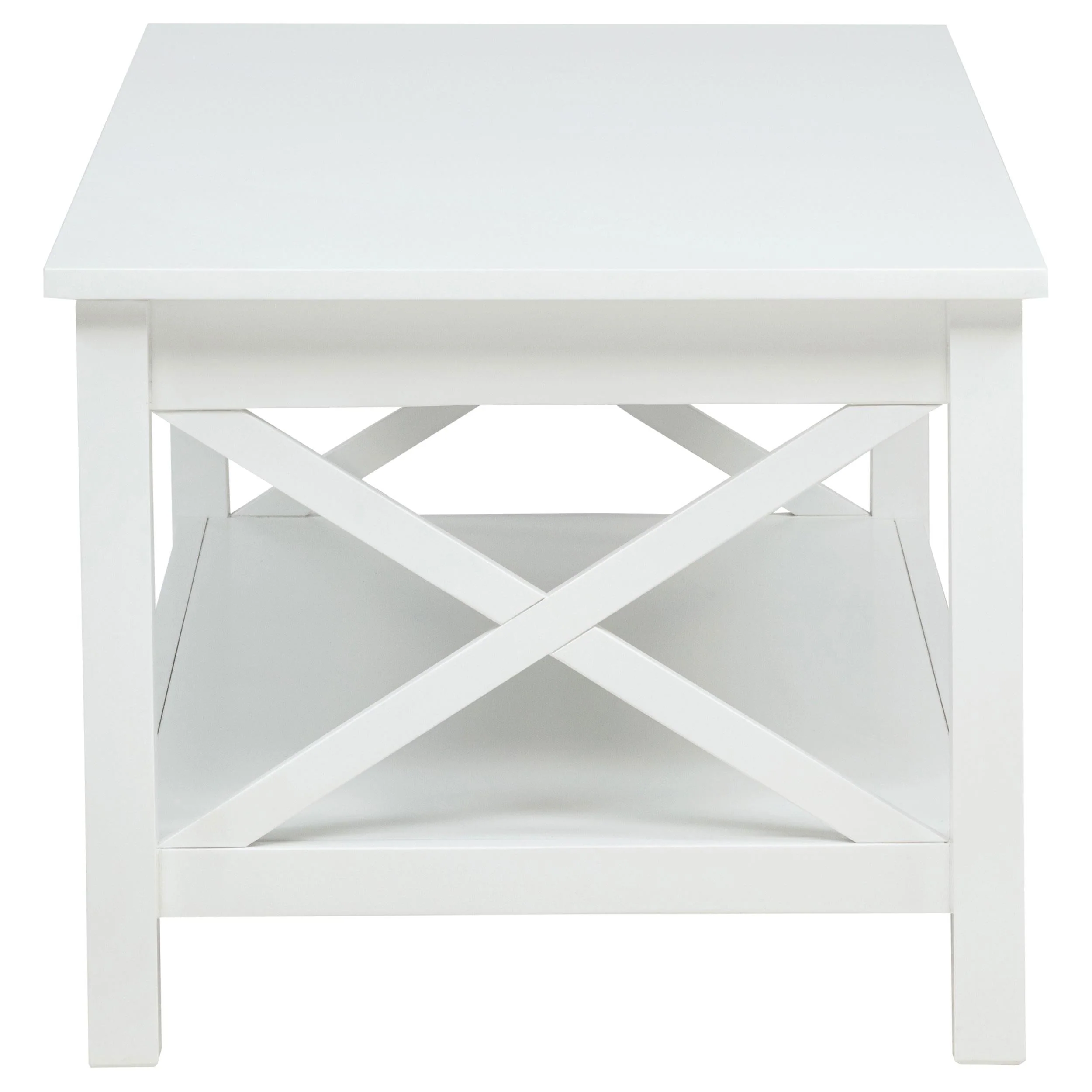 Skyview White 44-inch Rectangular Lift Top Coffee Table - Image 6