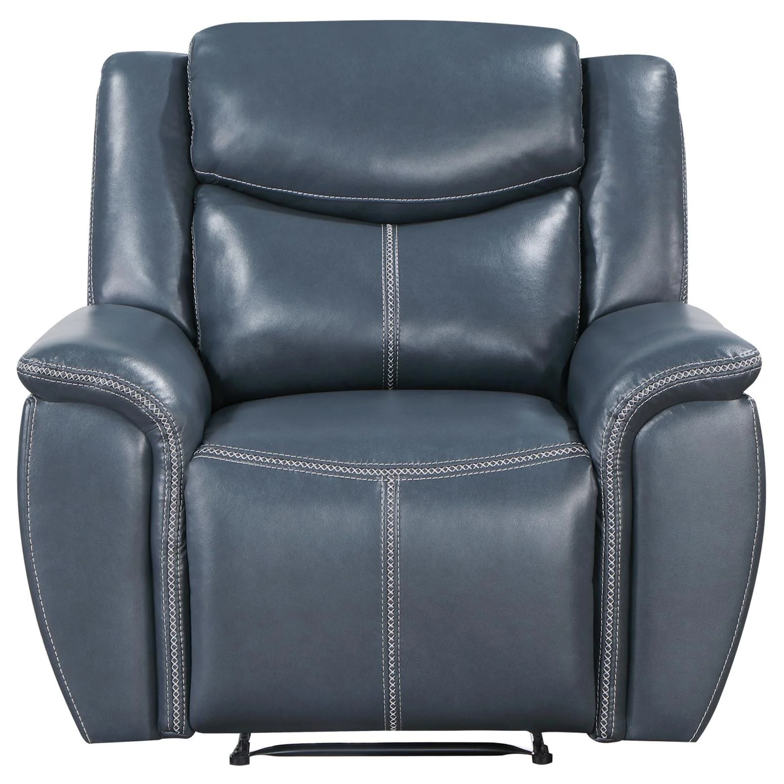 Sloane Blue Upholstered Motion Recliner Chair - Image 4