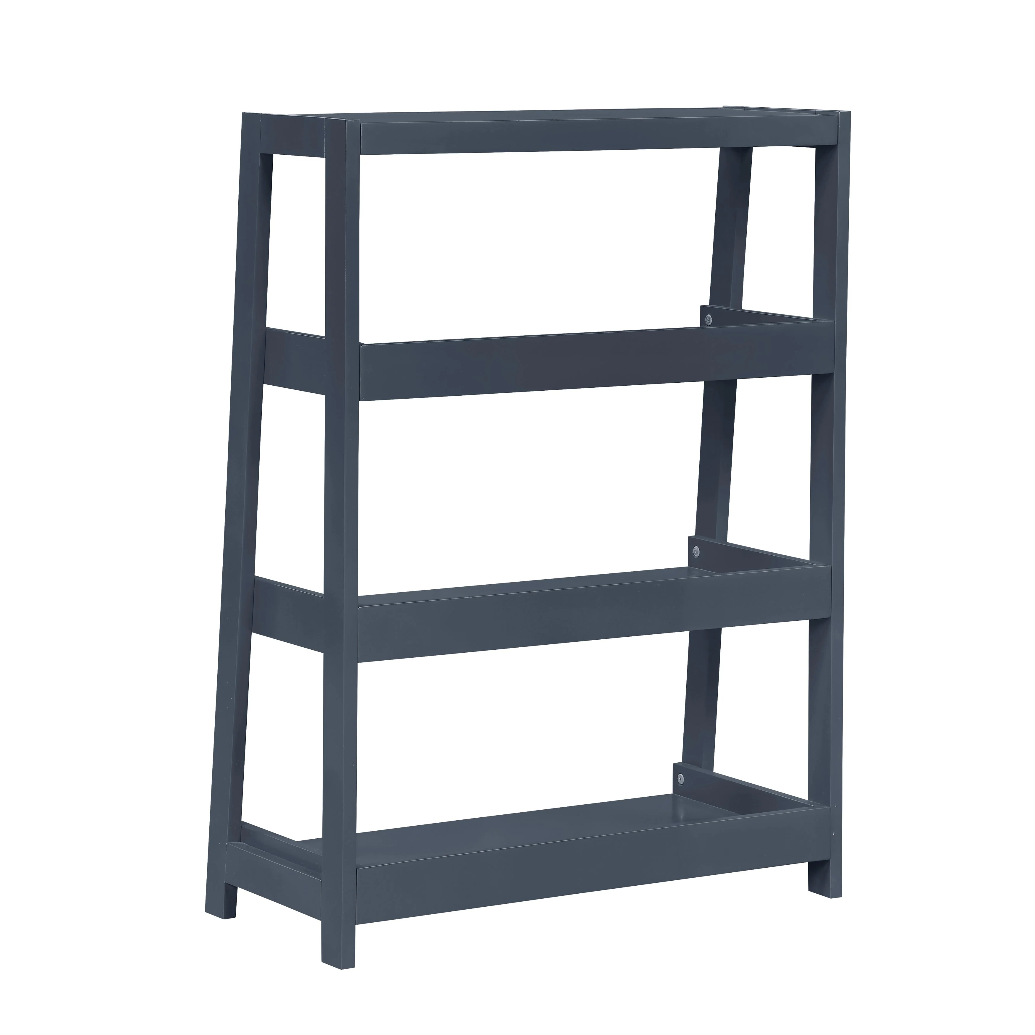 Sloane Navy Blue Bookcase with 3 Fixed Shelves - Image 4