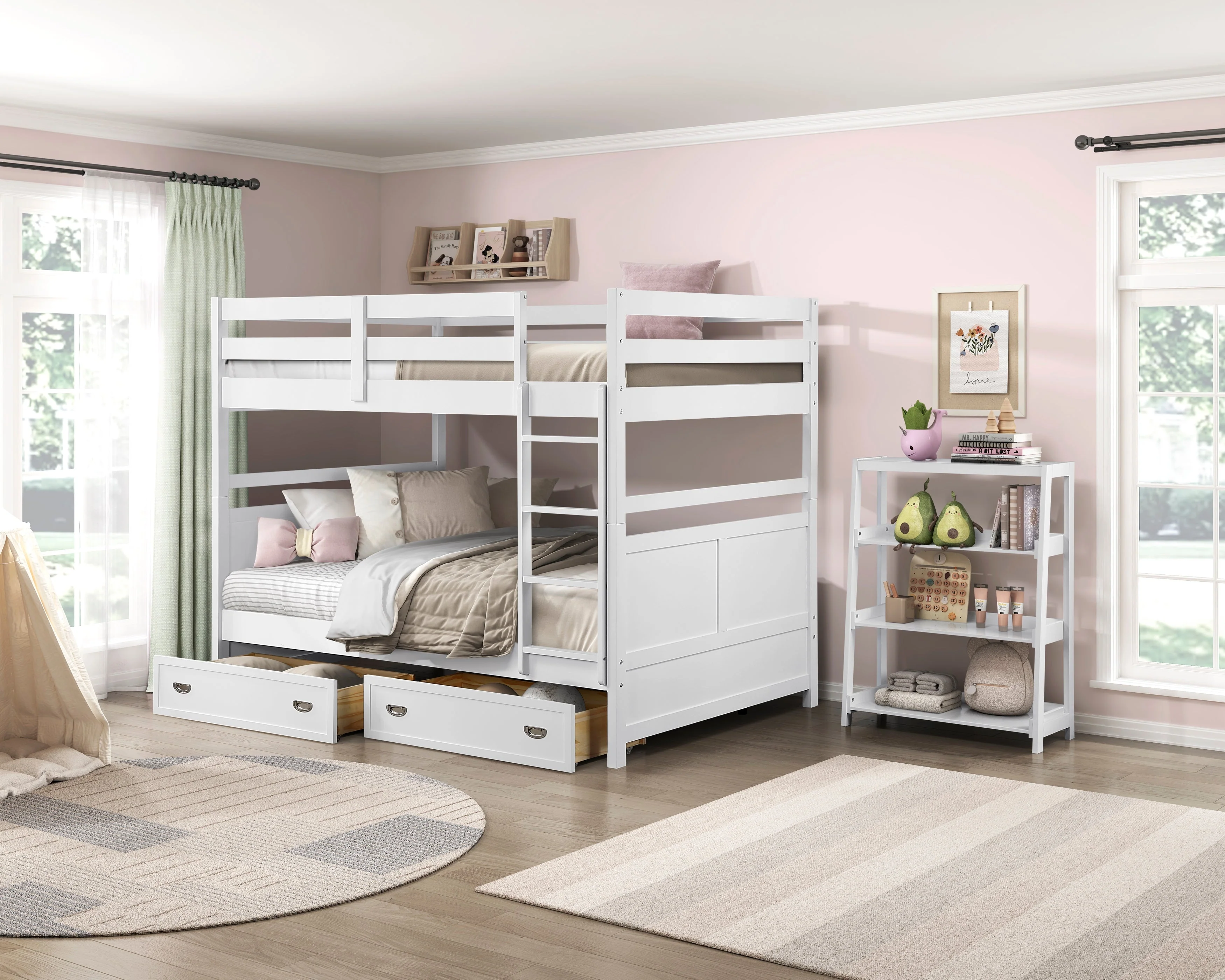 Sloane White Full/Full Bunk Bed - Image 20