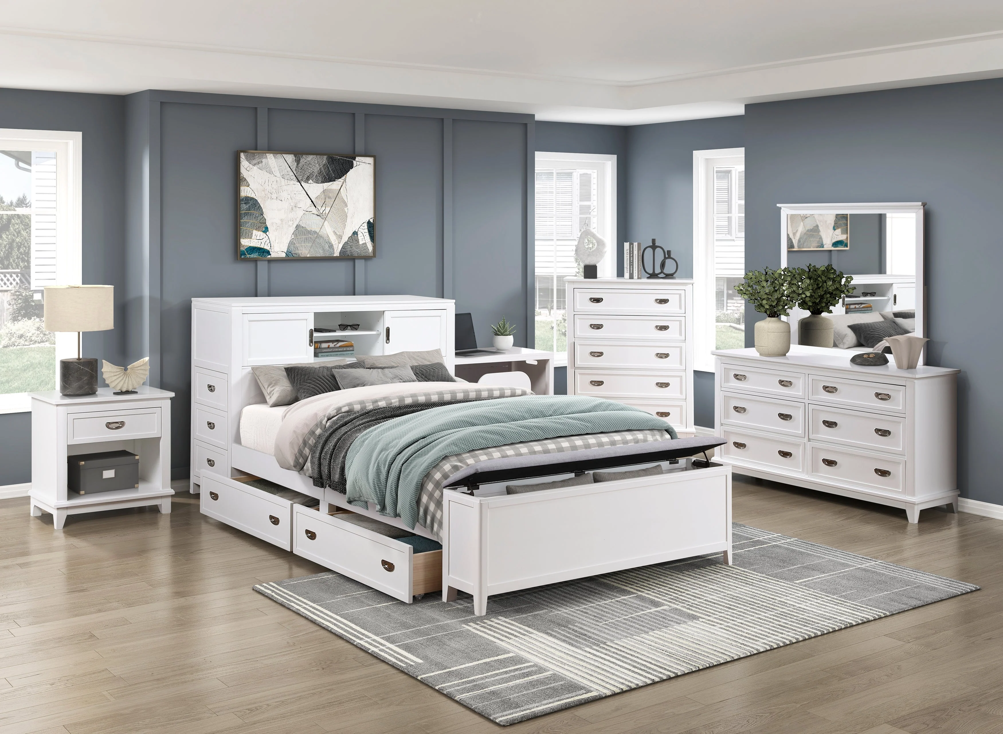 Sloane White Mirror - Image 12