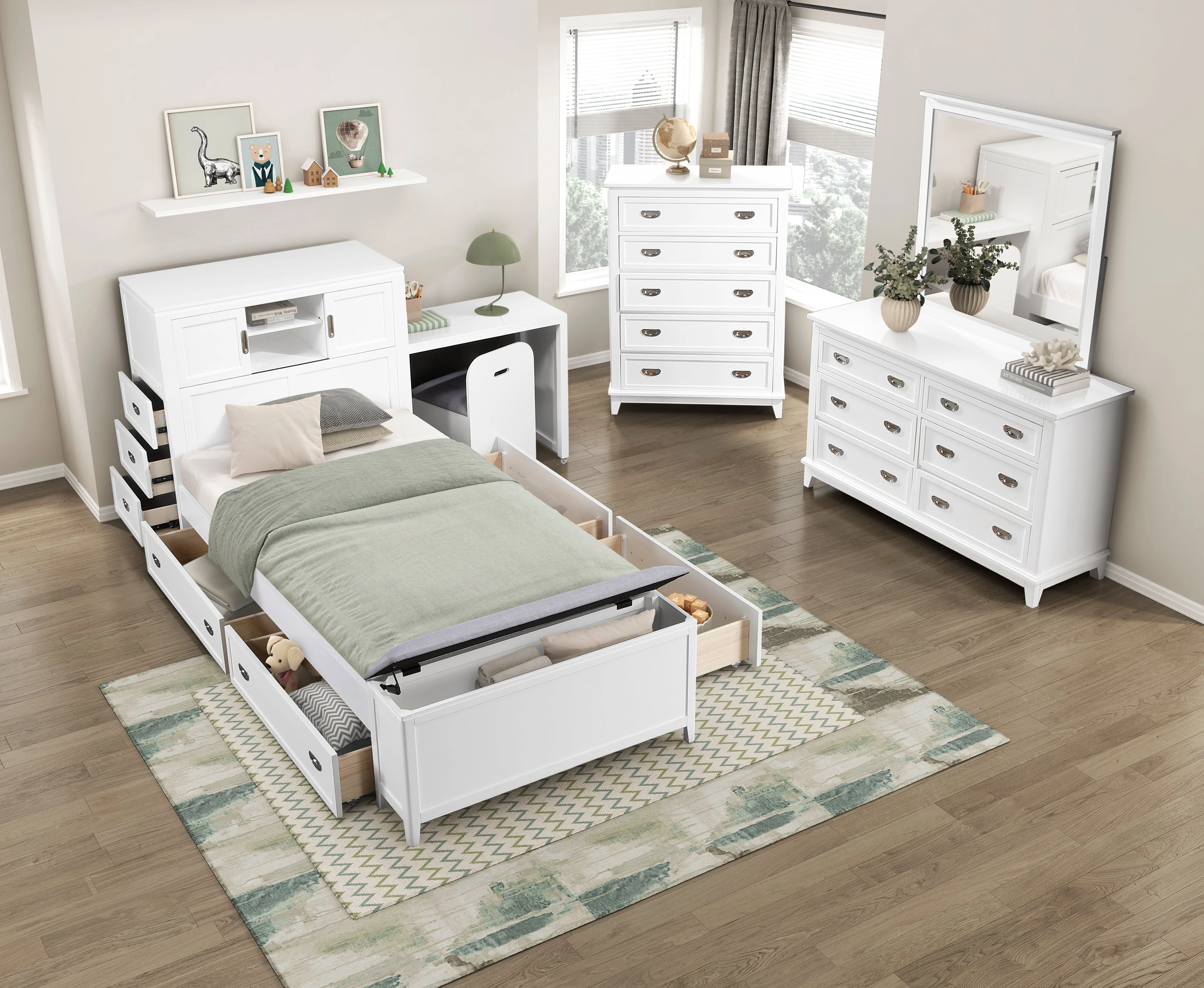 Sloane White Mirror - Image 20