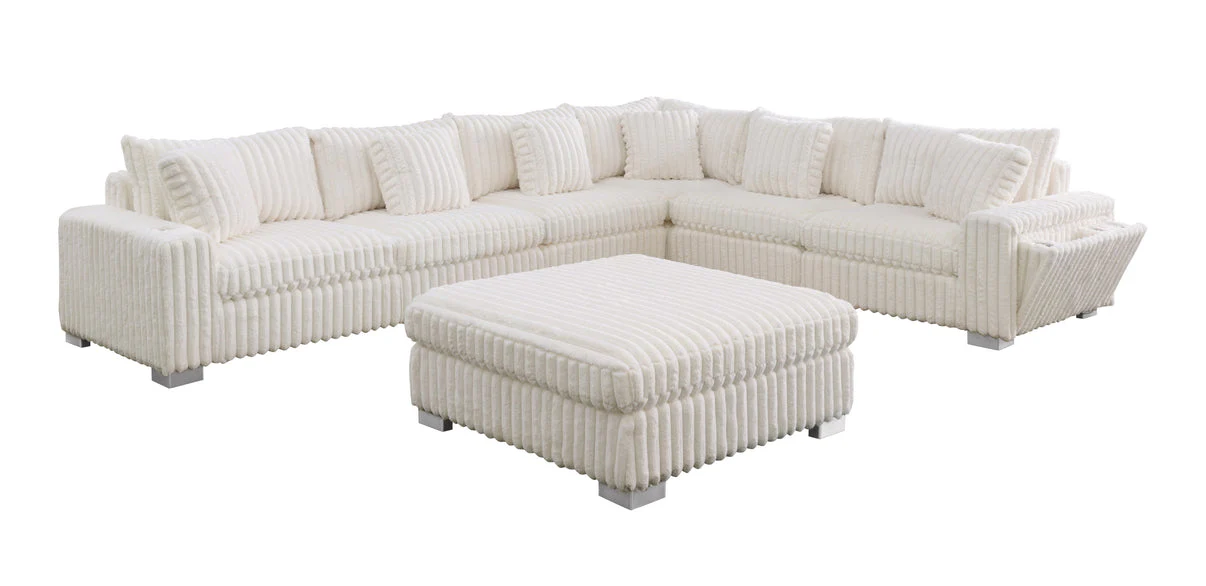 Snuggle Station Cream Sectional - Image 7