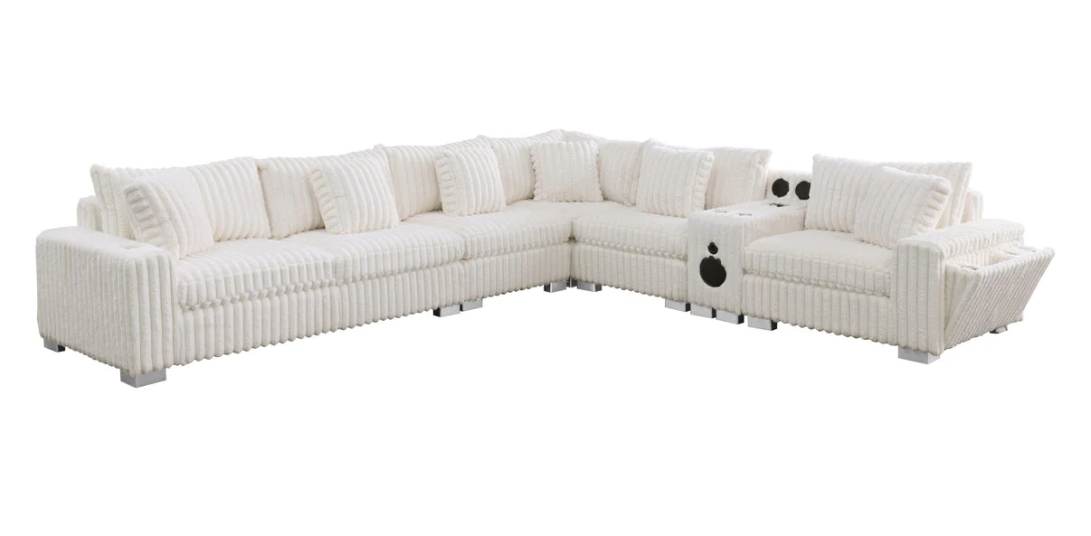 Snuggle Station Cream Sectional - Image 8