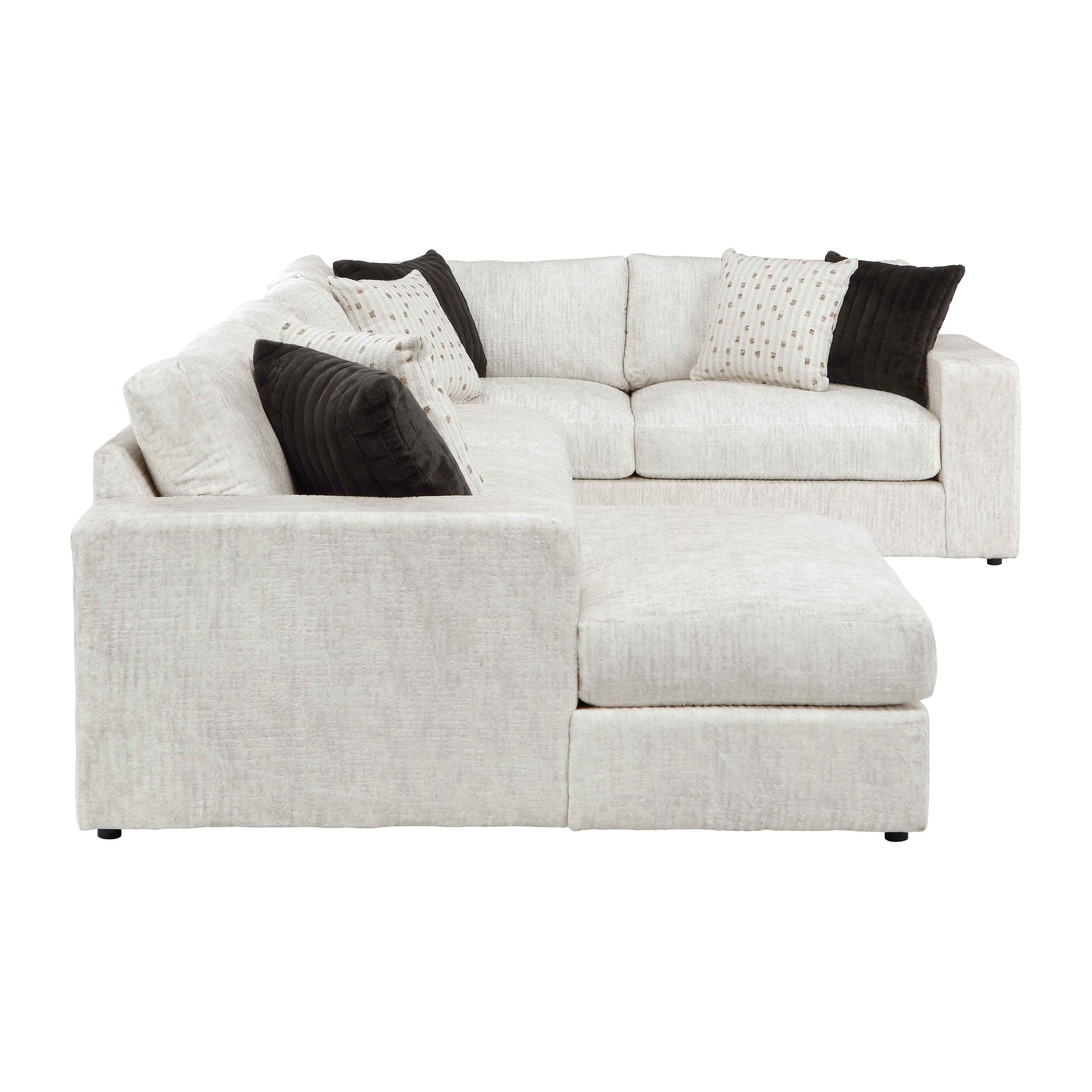 Solace Beige LAF Sectional - Image 5