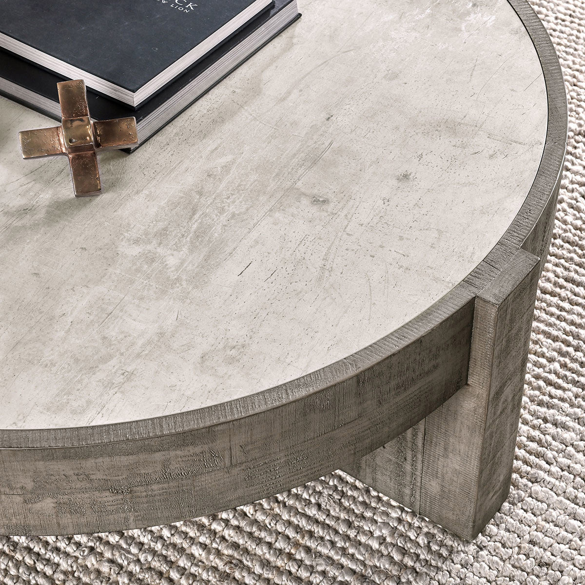 Sonoma Coffee Table - Antique White/Distressed Gray - Image 8