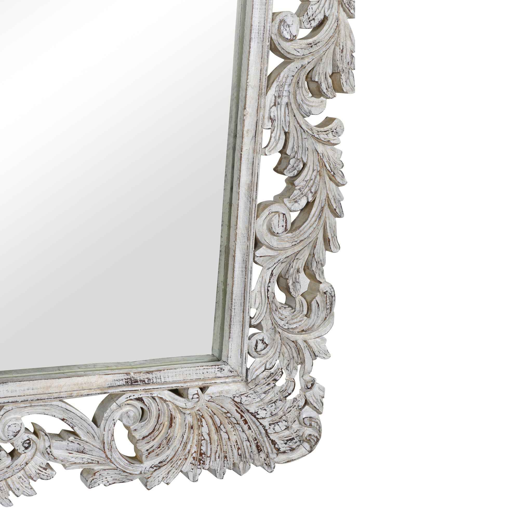 Sophia Floor Mirror - White - Image 2