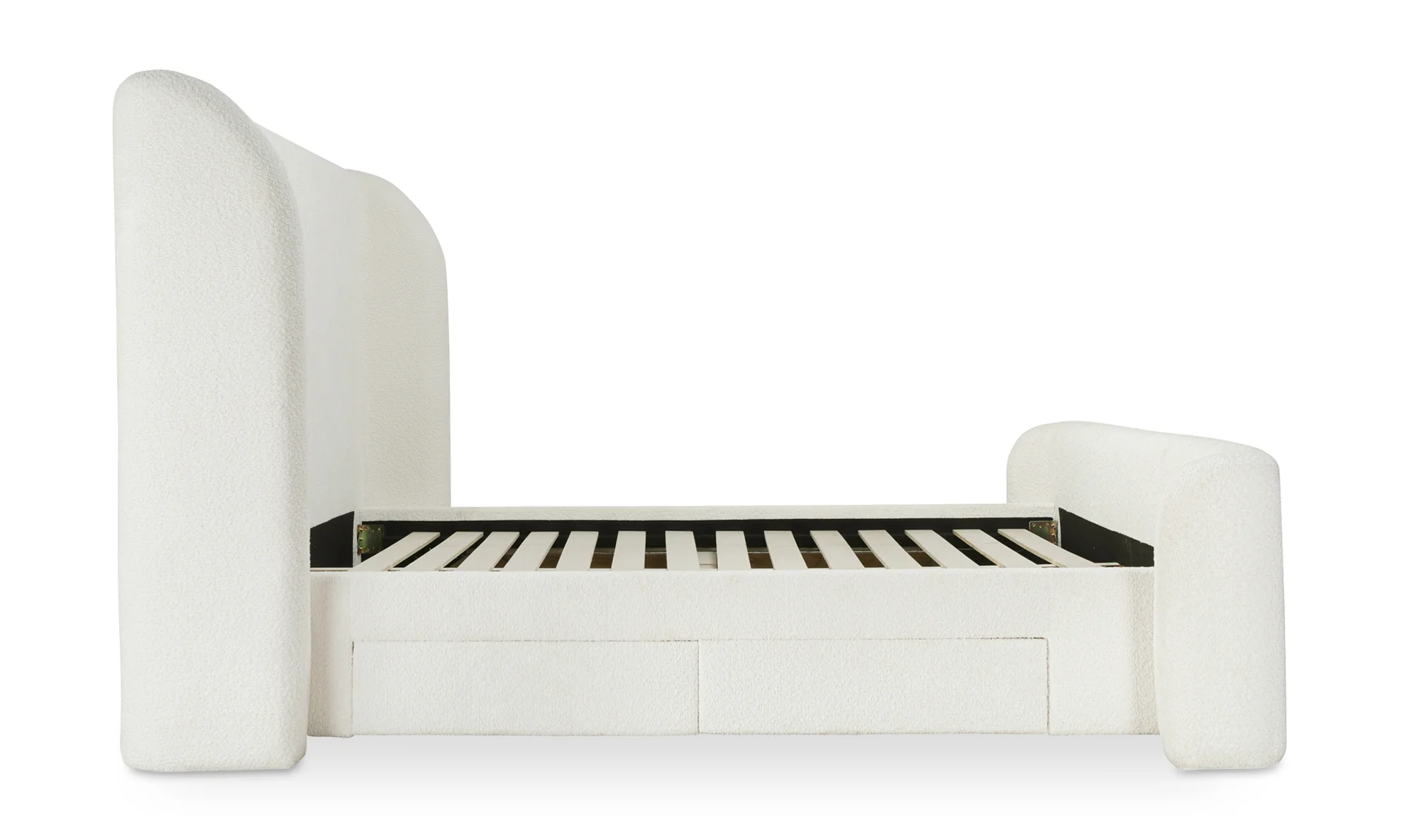 sophia king bed - white - Image 6