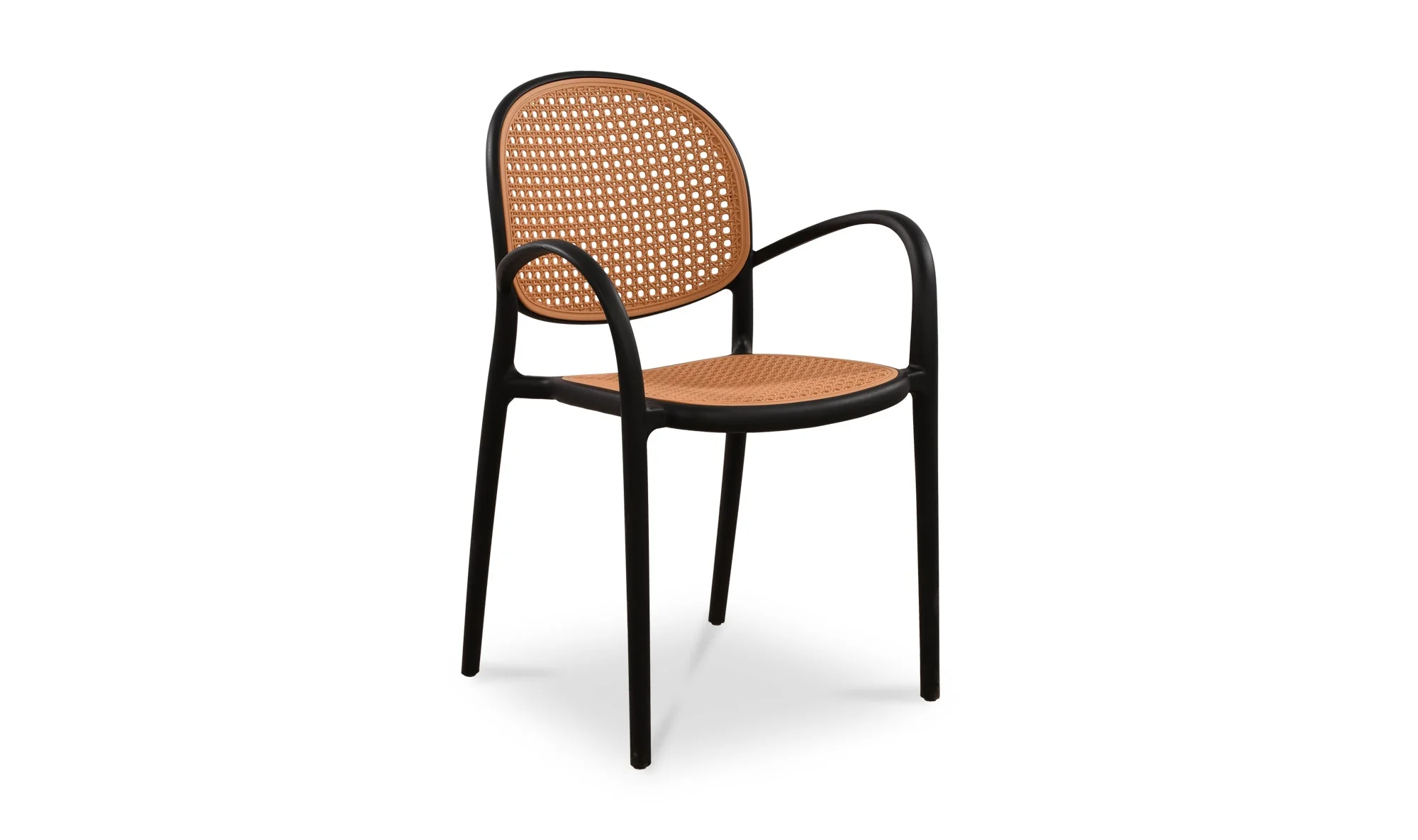 Soren Outdoor Dining Chair Black - Set of 2 - Image 2