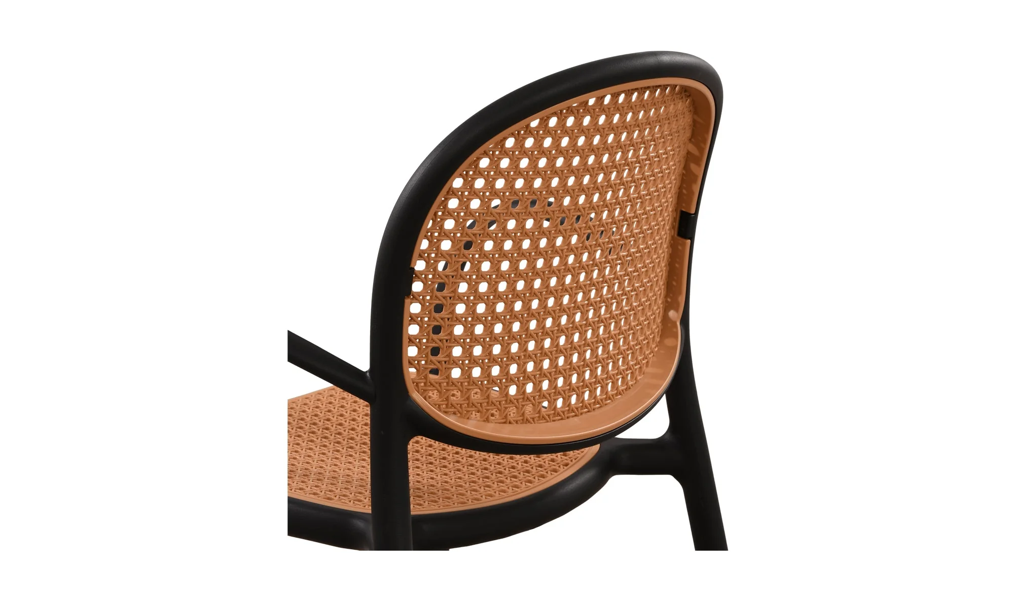 Soren Outdoor Dining Chair Black - Set of 2 - Image 4