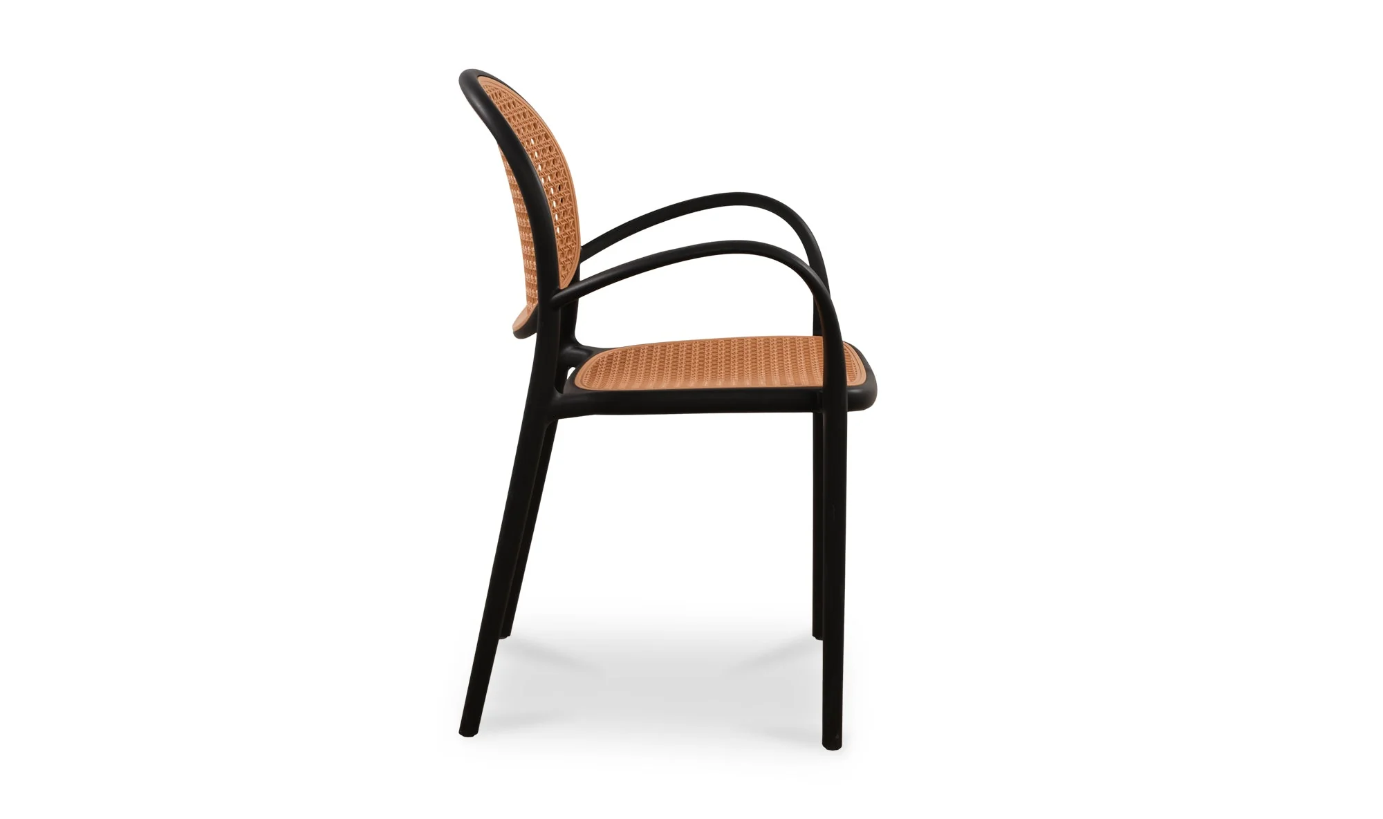 Soren Outdoor Dining Chair Black - Set of 2 - Image 5