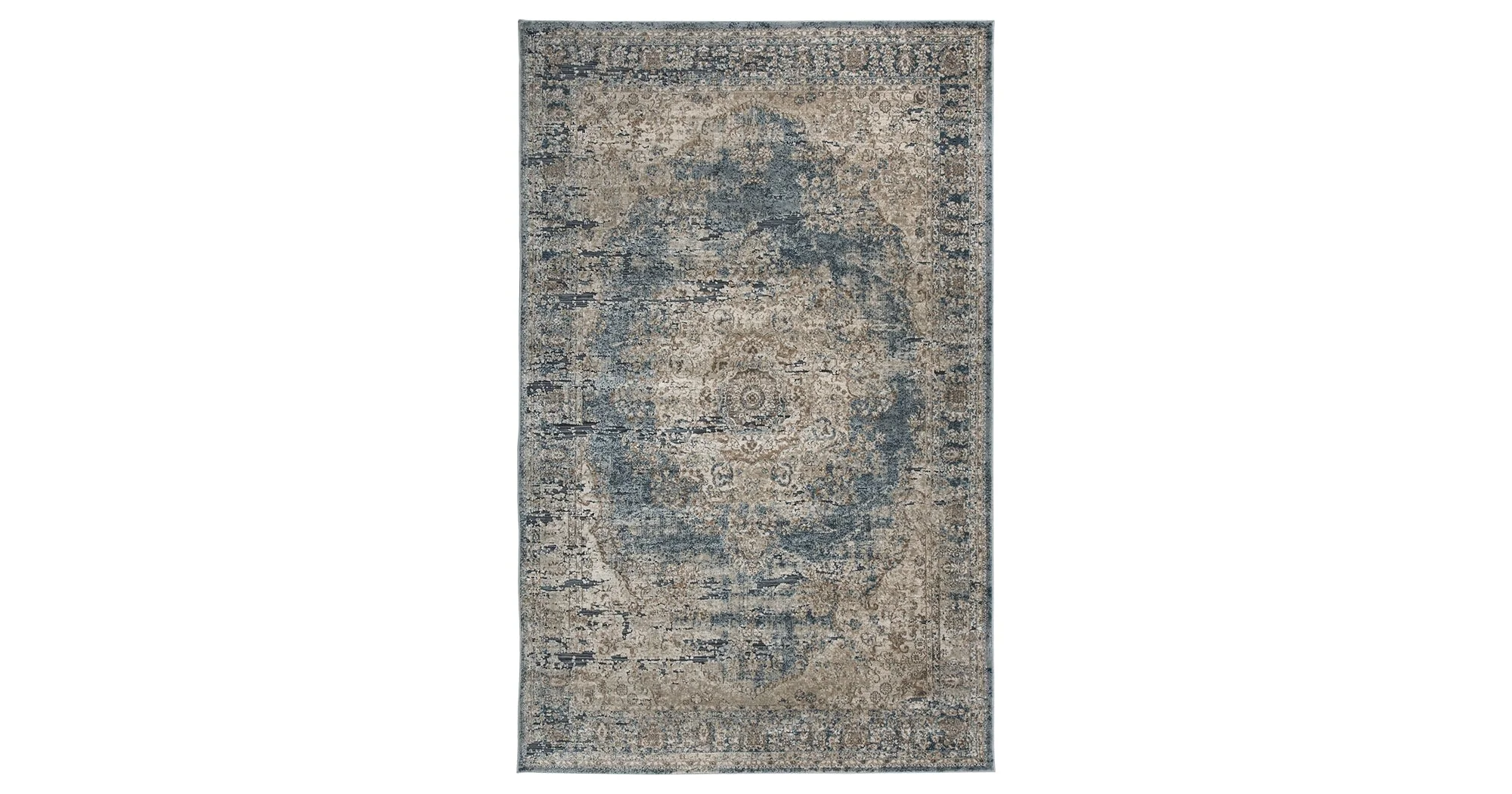 South Blue/Beige 8' x 10' Rug - Image 9