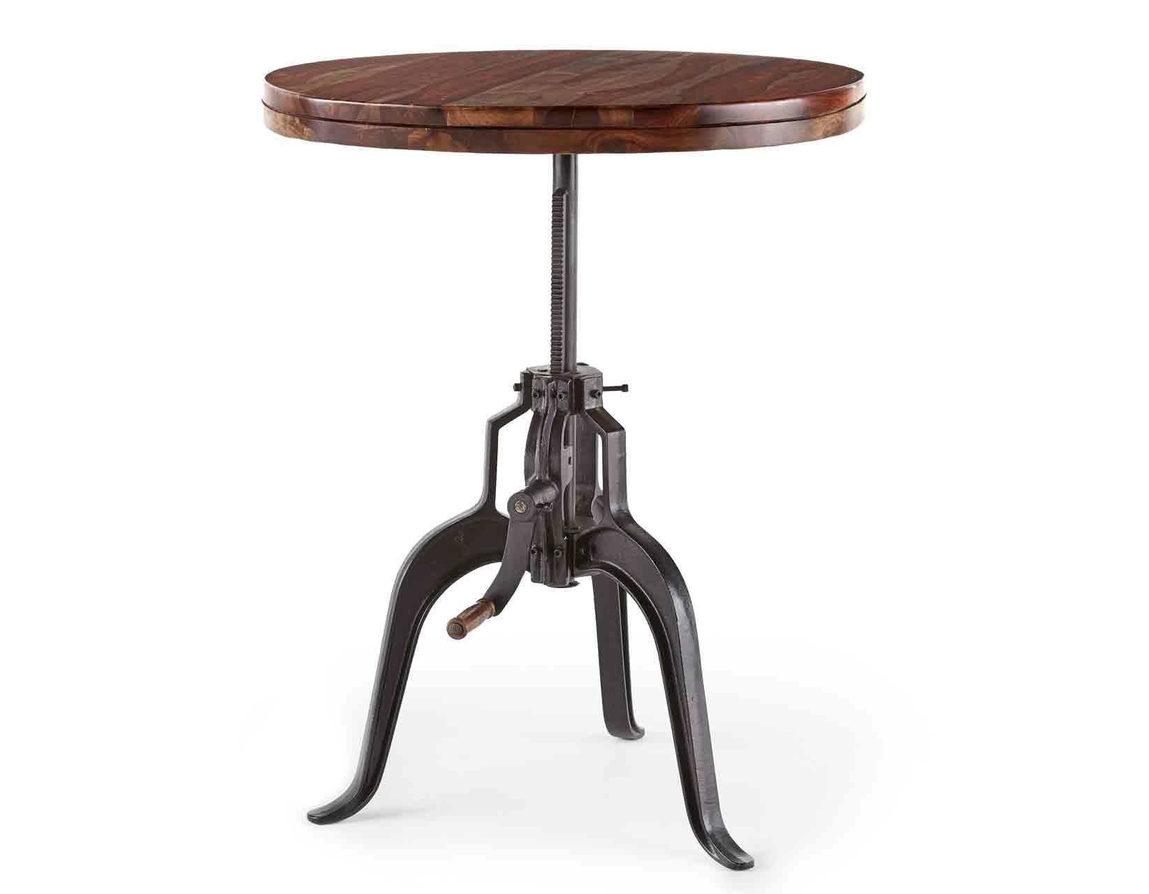 Sparrow 30-inch Round Crank Table - Image 6