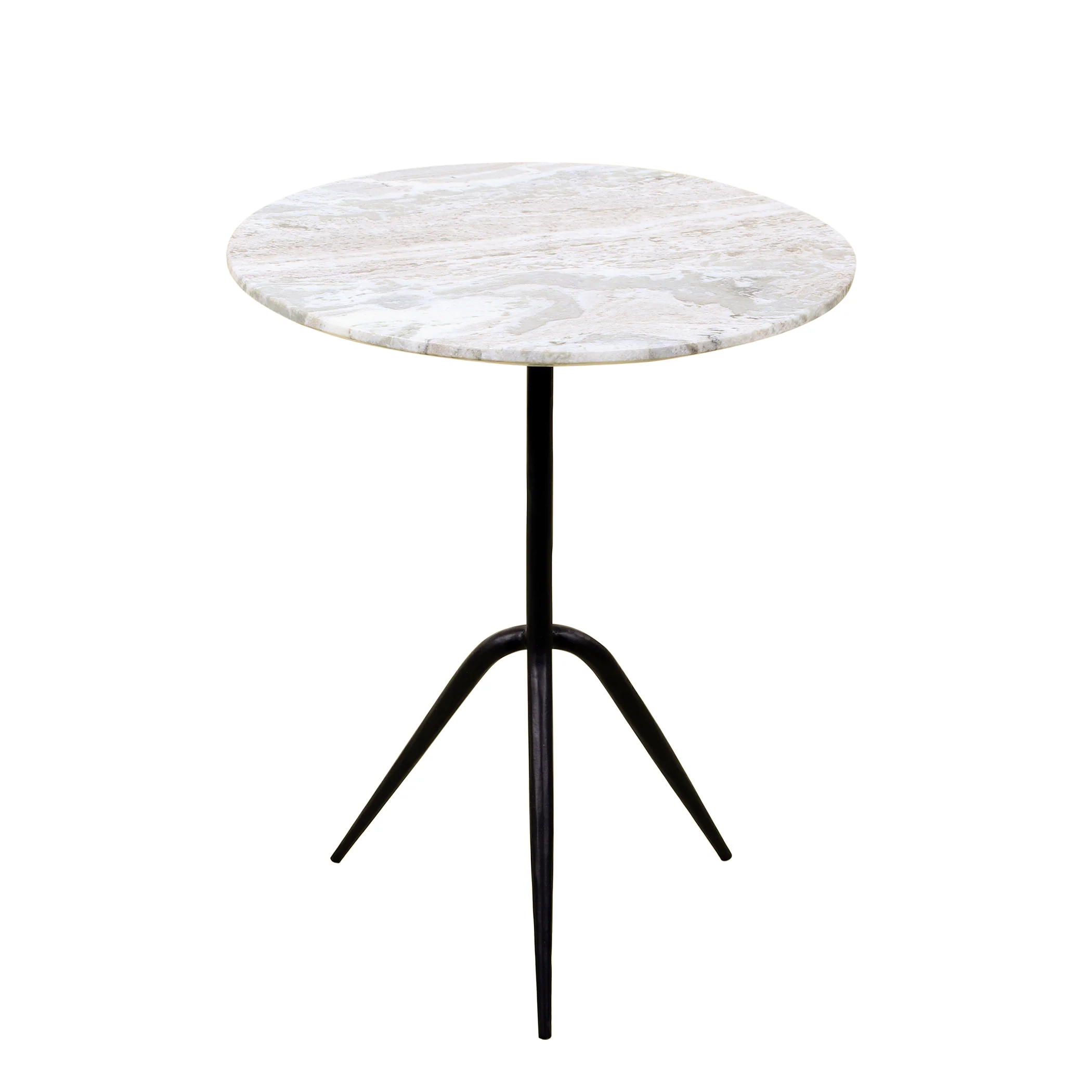 Sperre 18" Accent Table with Fancy Brown Marble - Image 6