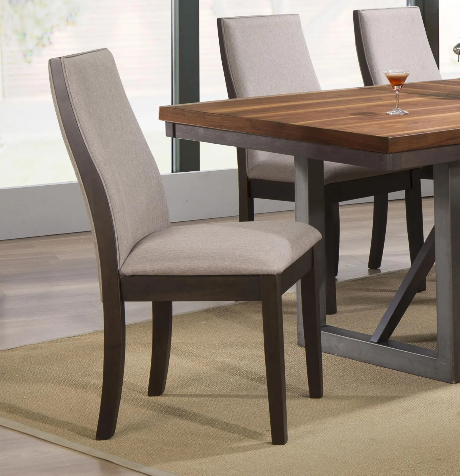 Spring Creek Gray Upholstered Side Chairs, Set of 2 - Image 5