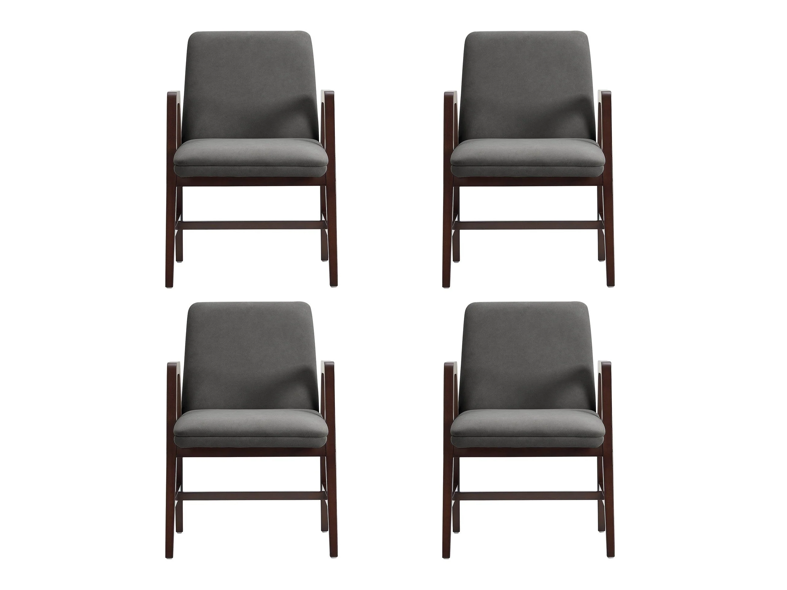 Stella Dining Armchair in Graphite (set of 4)