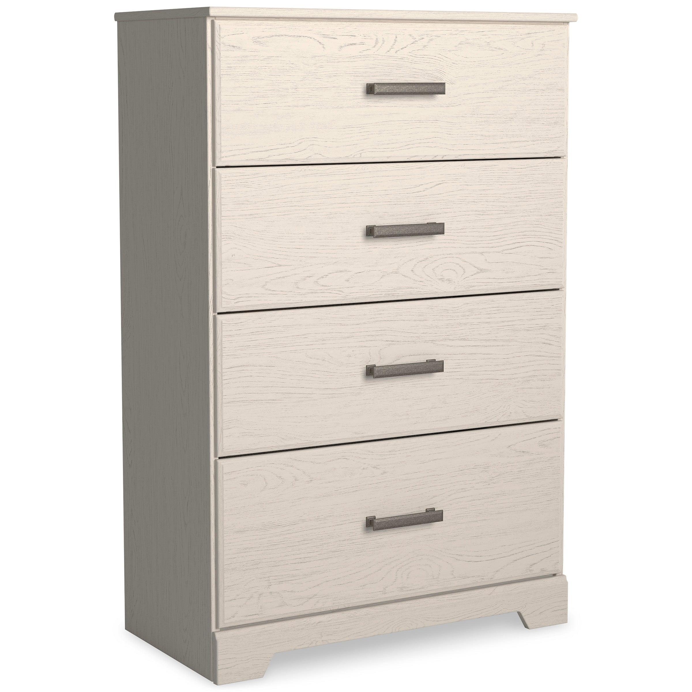 Stelsie White Chest of Drawers - Image 3