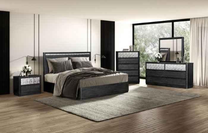 Sterling West Ash Gray 5-Piece Queen Bedroom Set (N1)