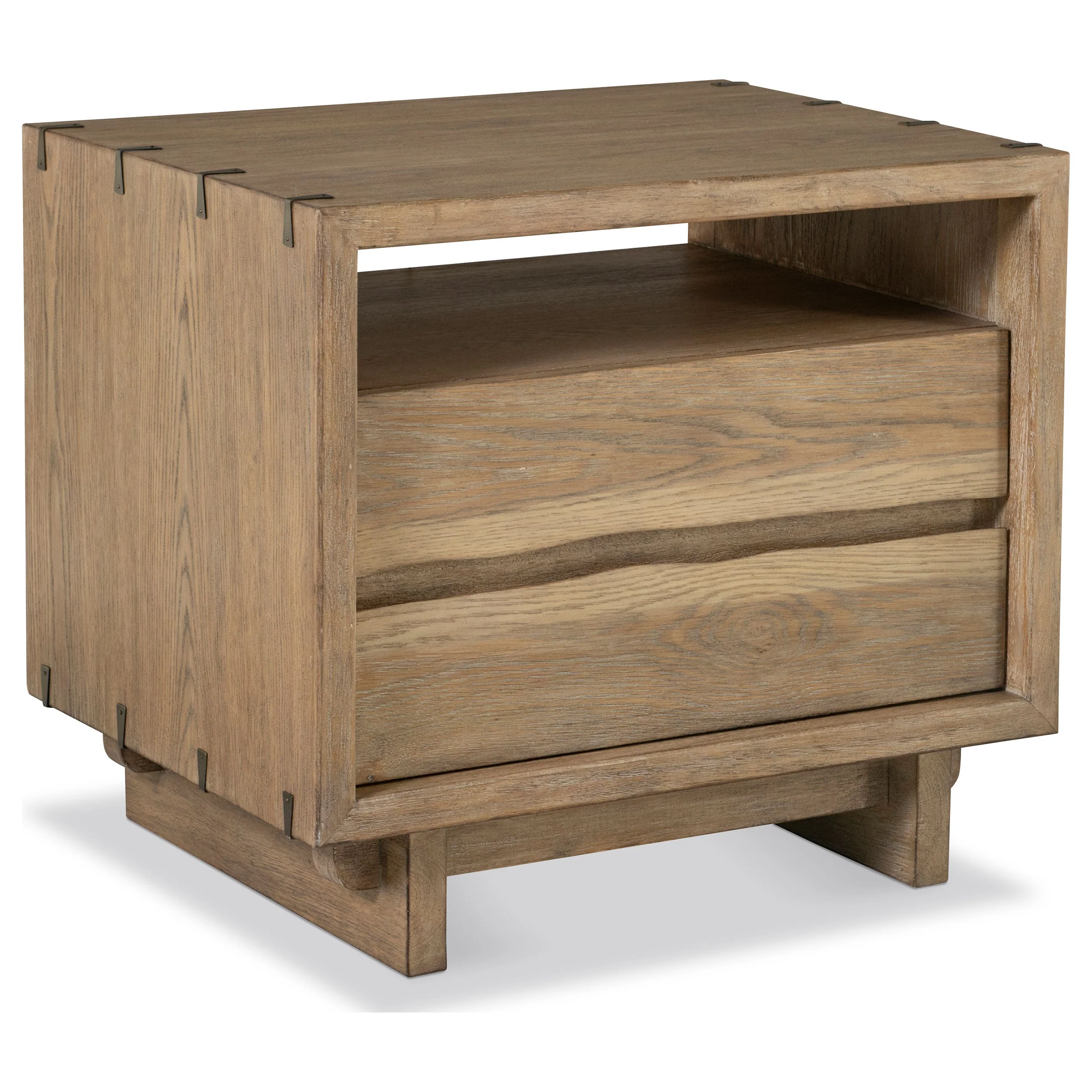 Stillwater Weathered Oak 4-Piece California King Bedroom Set - Image 5