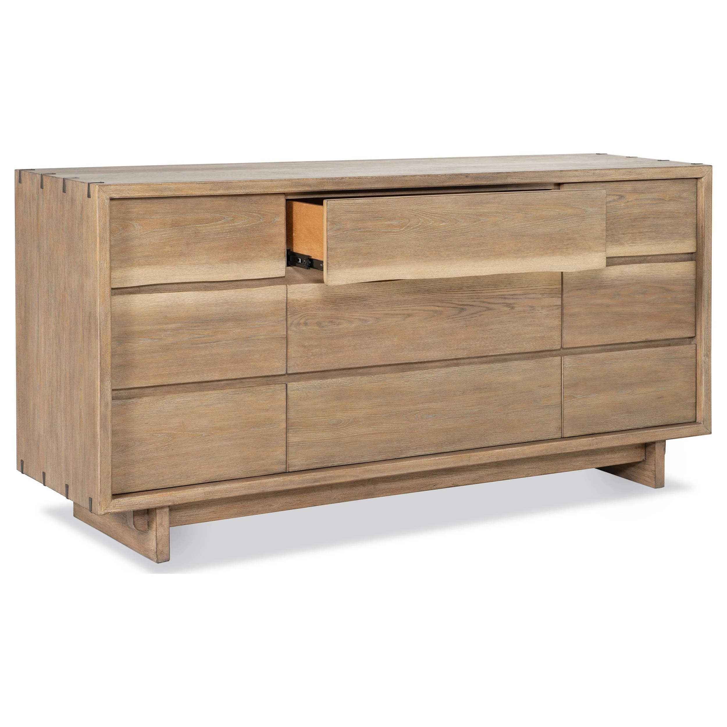 Stillwater Weathered Oak 4-Piece California King Bedroom Set - Image 9