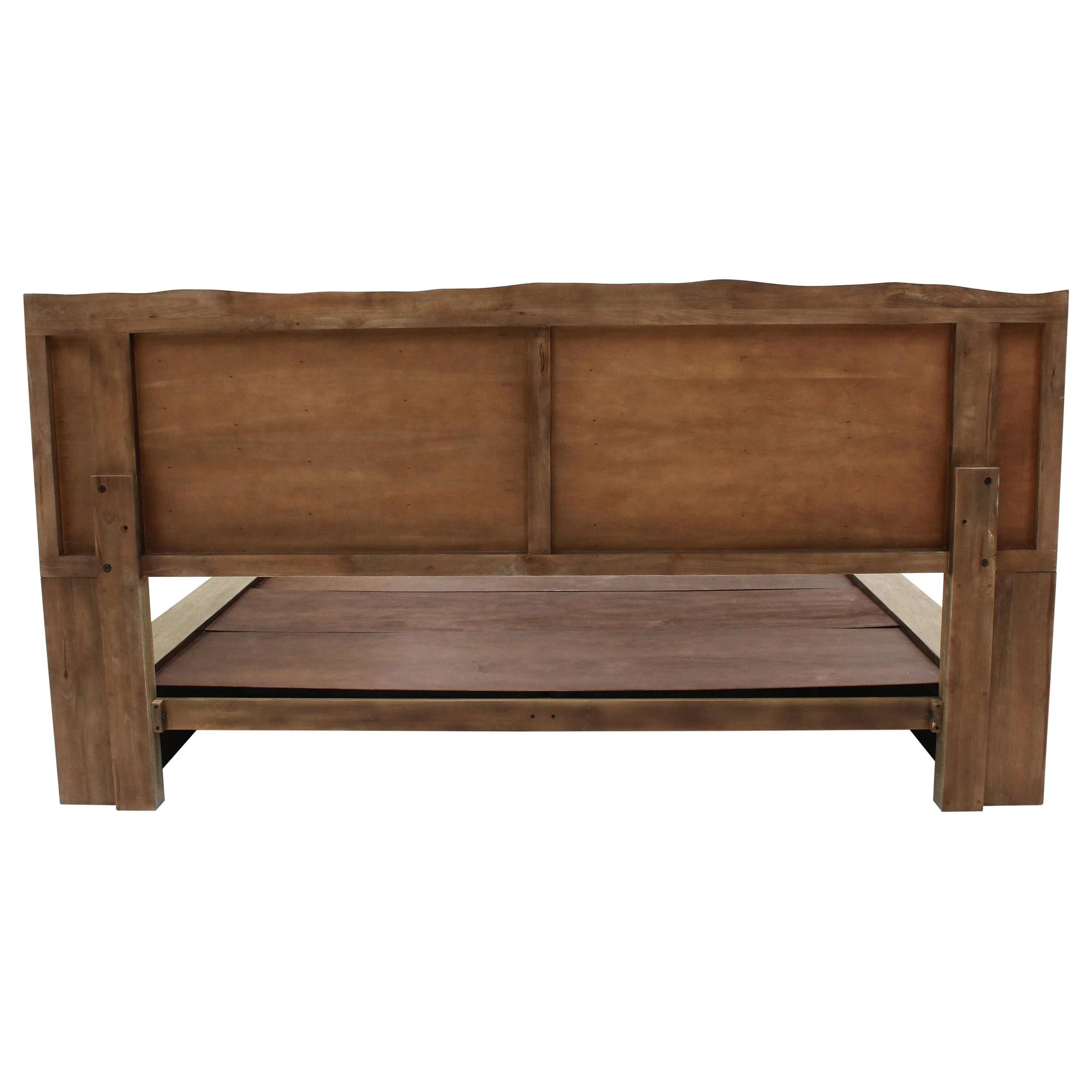 Stillwater Weathered Oak Eastern King Platform Bed - Image 5