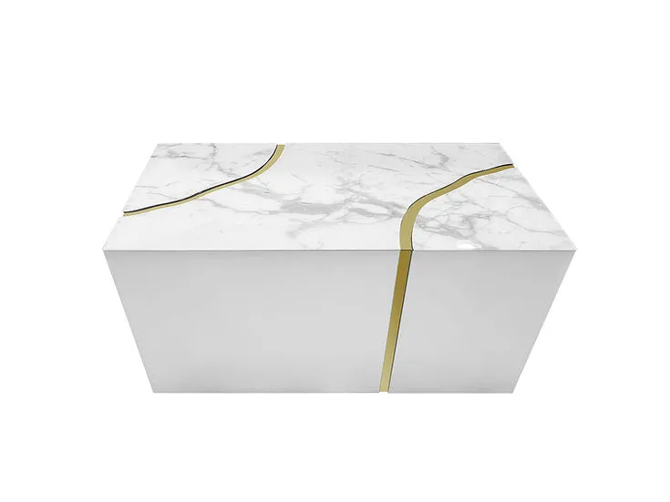 Stone White Coffee Table - Image 4