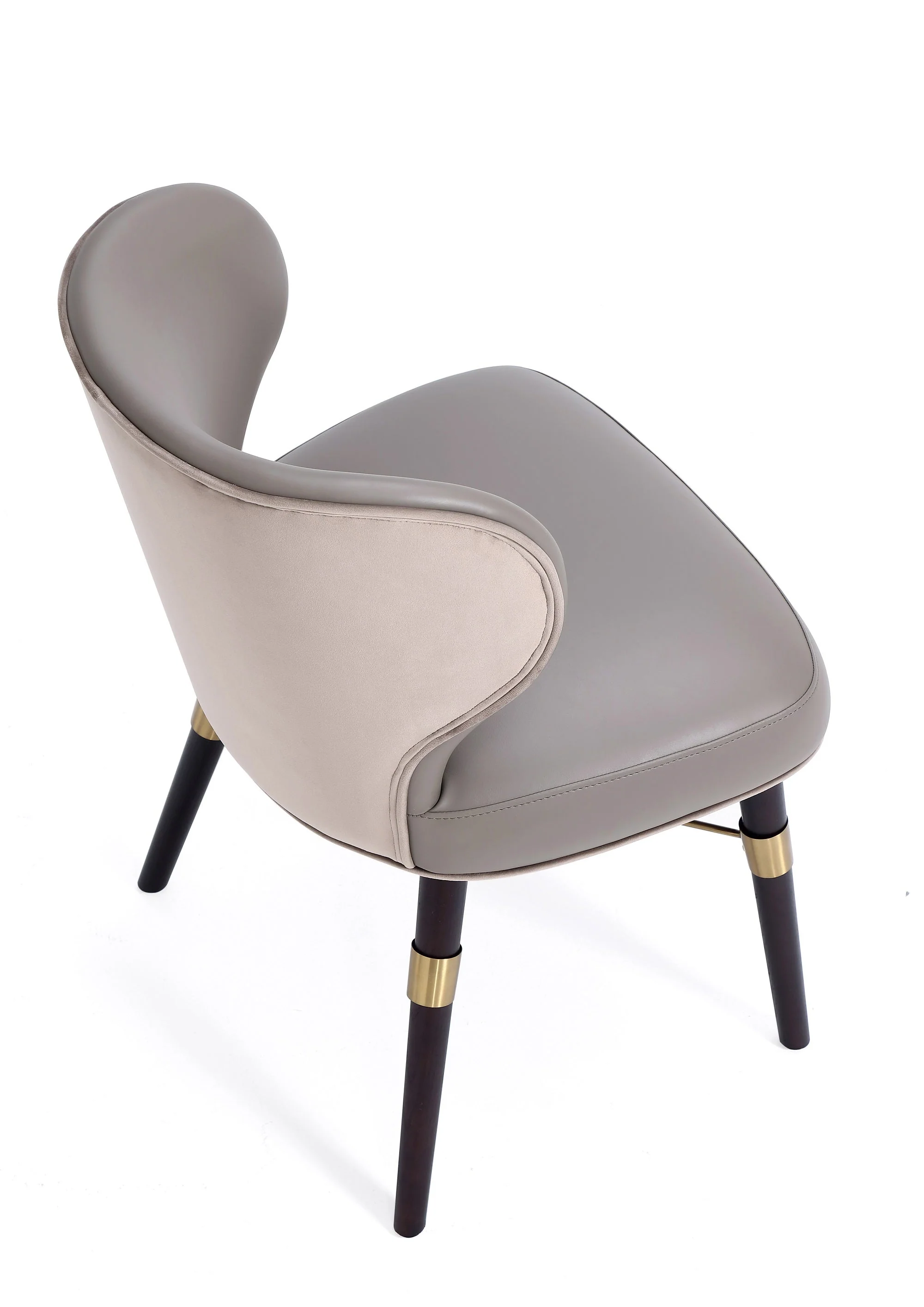 Strine Dining Chair in Dark Taupe - Image 9