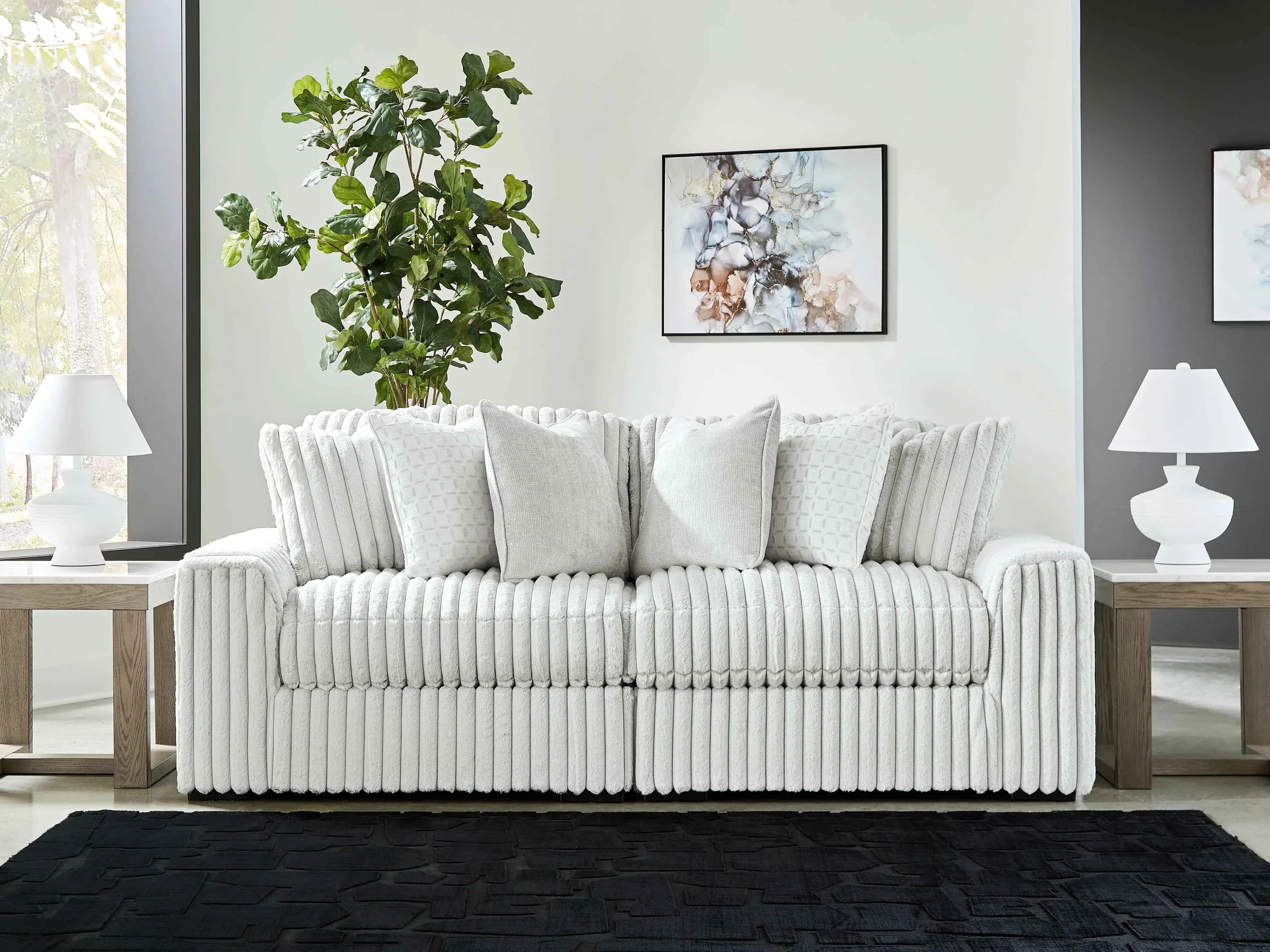 Stupendous Alloy 2-Piece Sectional Sofa