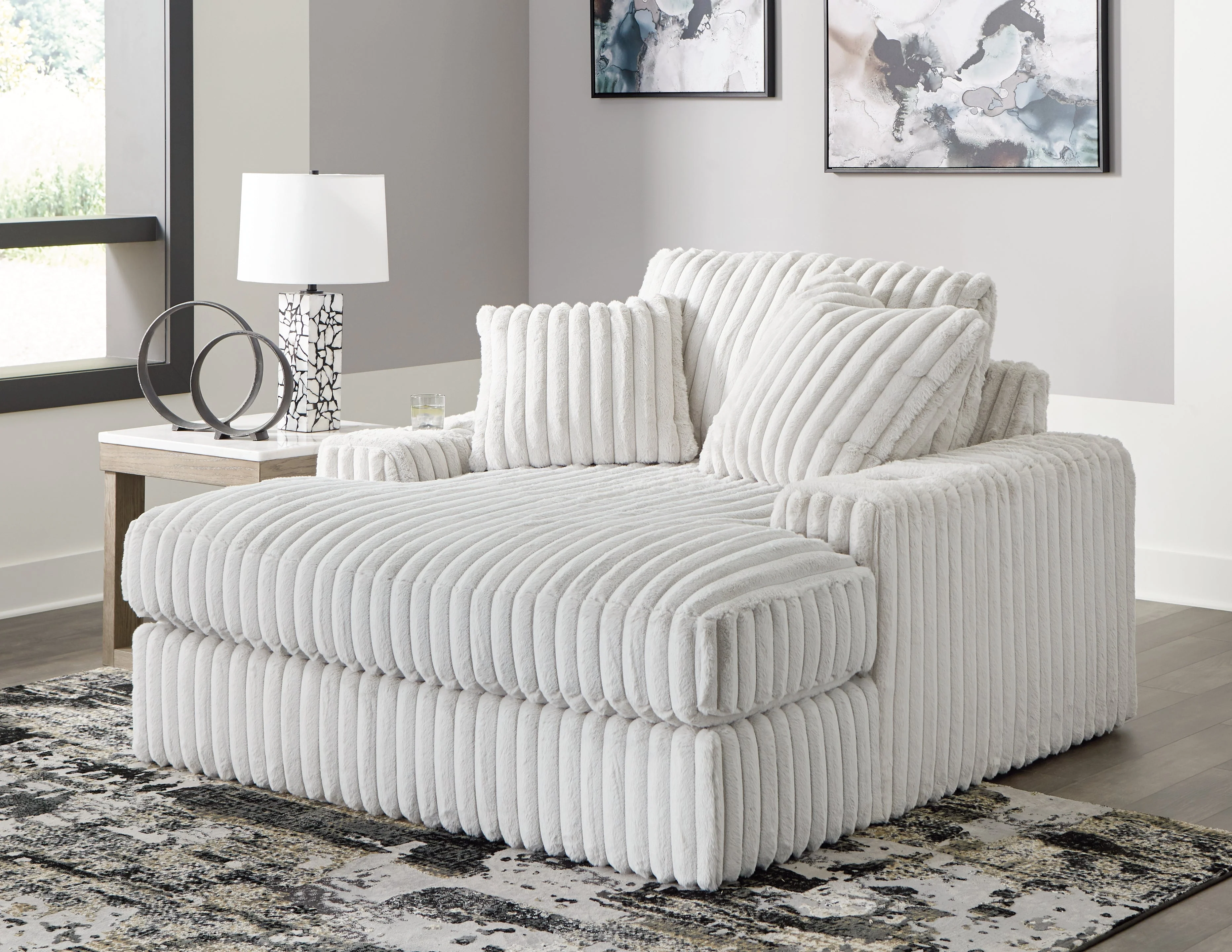 Stupendous Alloy 3-Piece Sectional and Oversized Chaise - Image 18