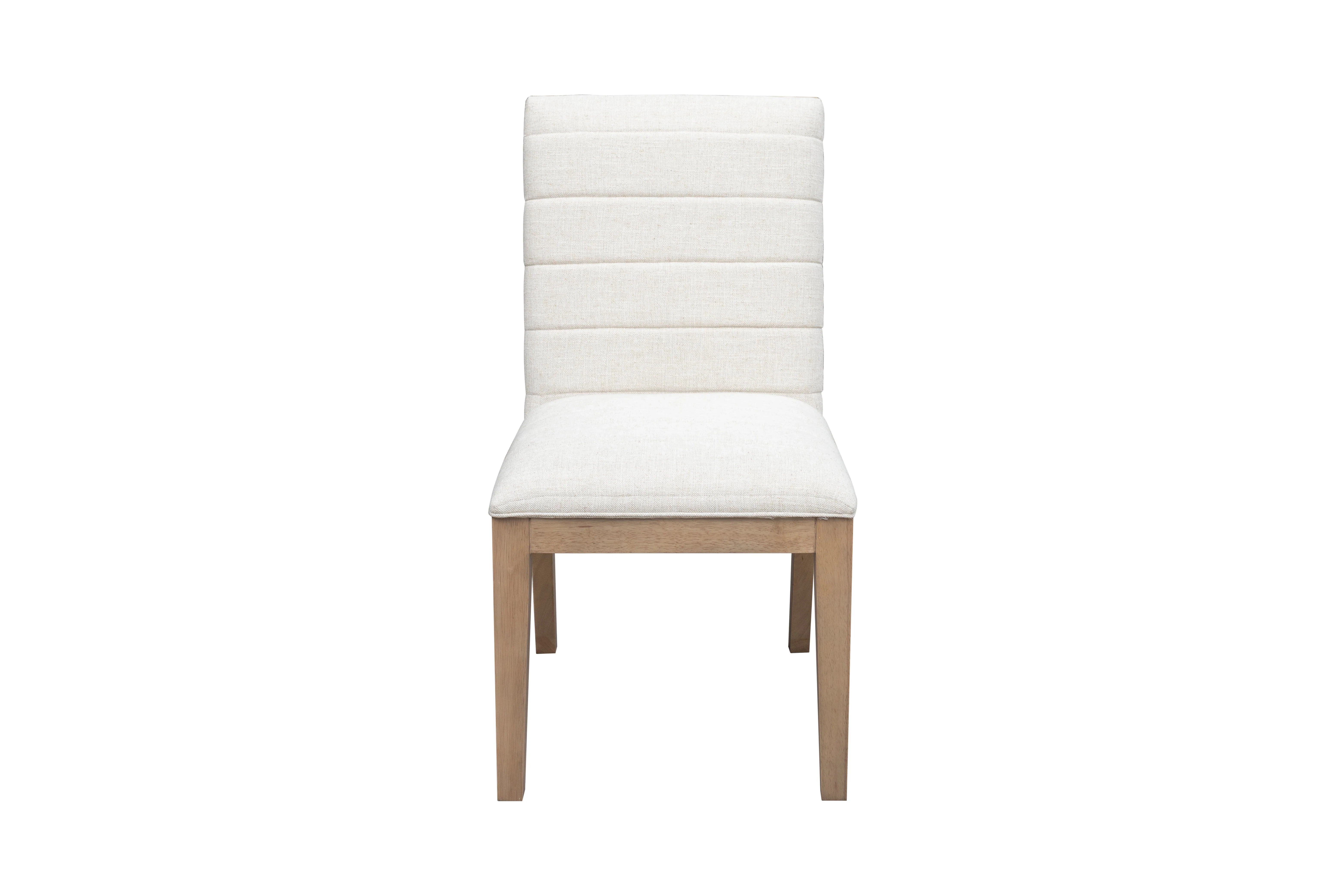 Sumire Ginger and Natural Linen Solid Wood Dining Chair (Set of 2) - Image 3