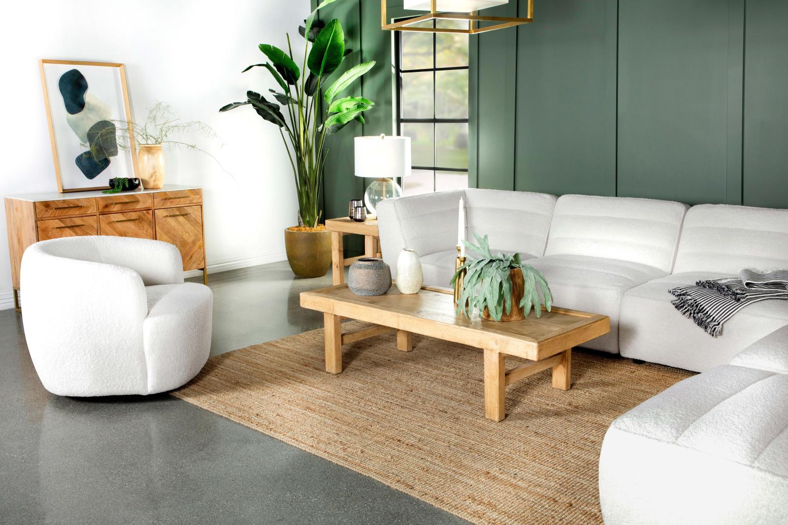 Sunny Natural Upholstered 6-Piece Sectional - Image 10