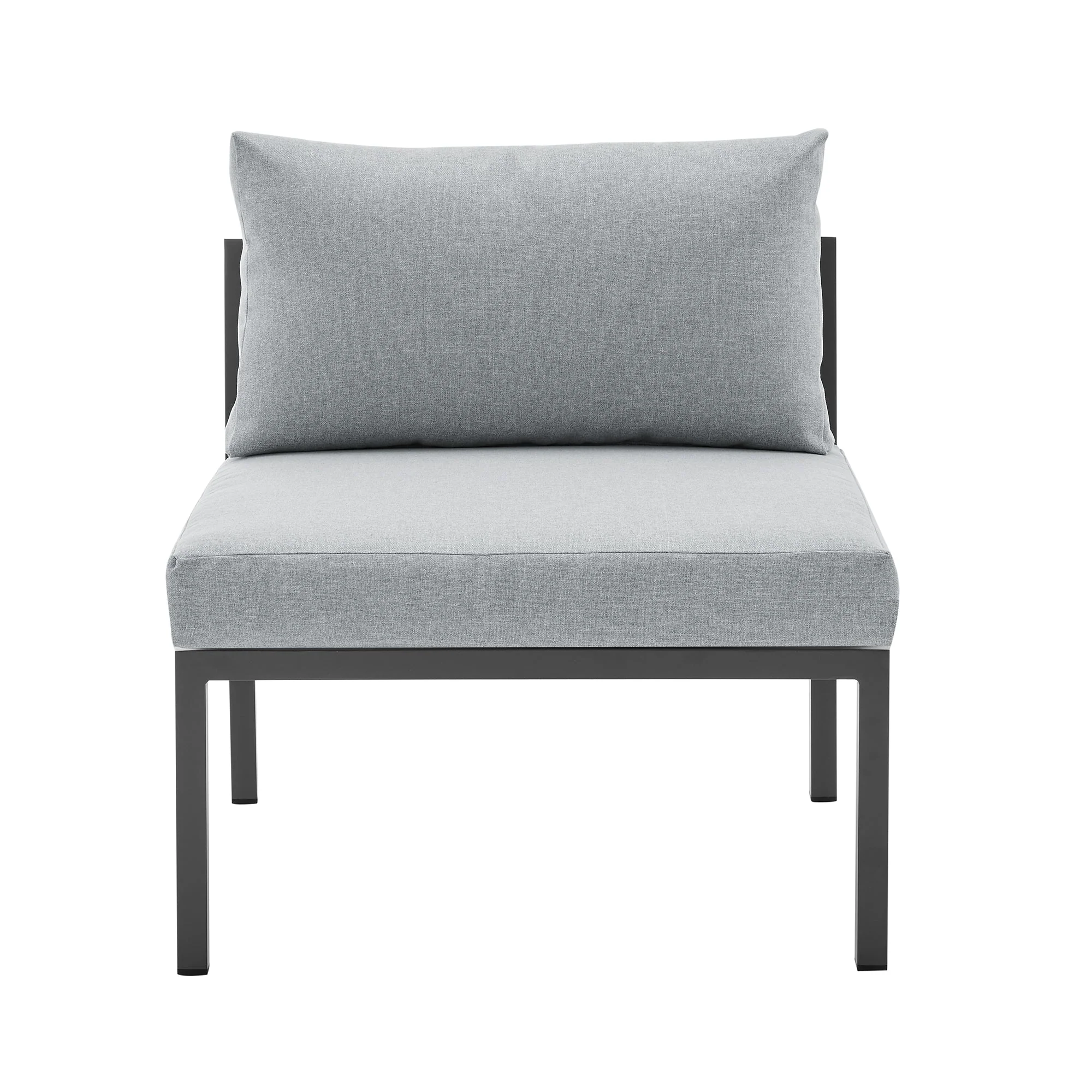 Sunnyside Corner Patio Conversation Set with Table in Grey on Grey - Image 20