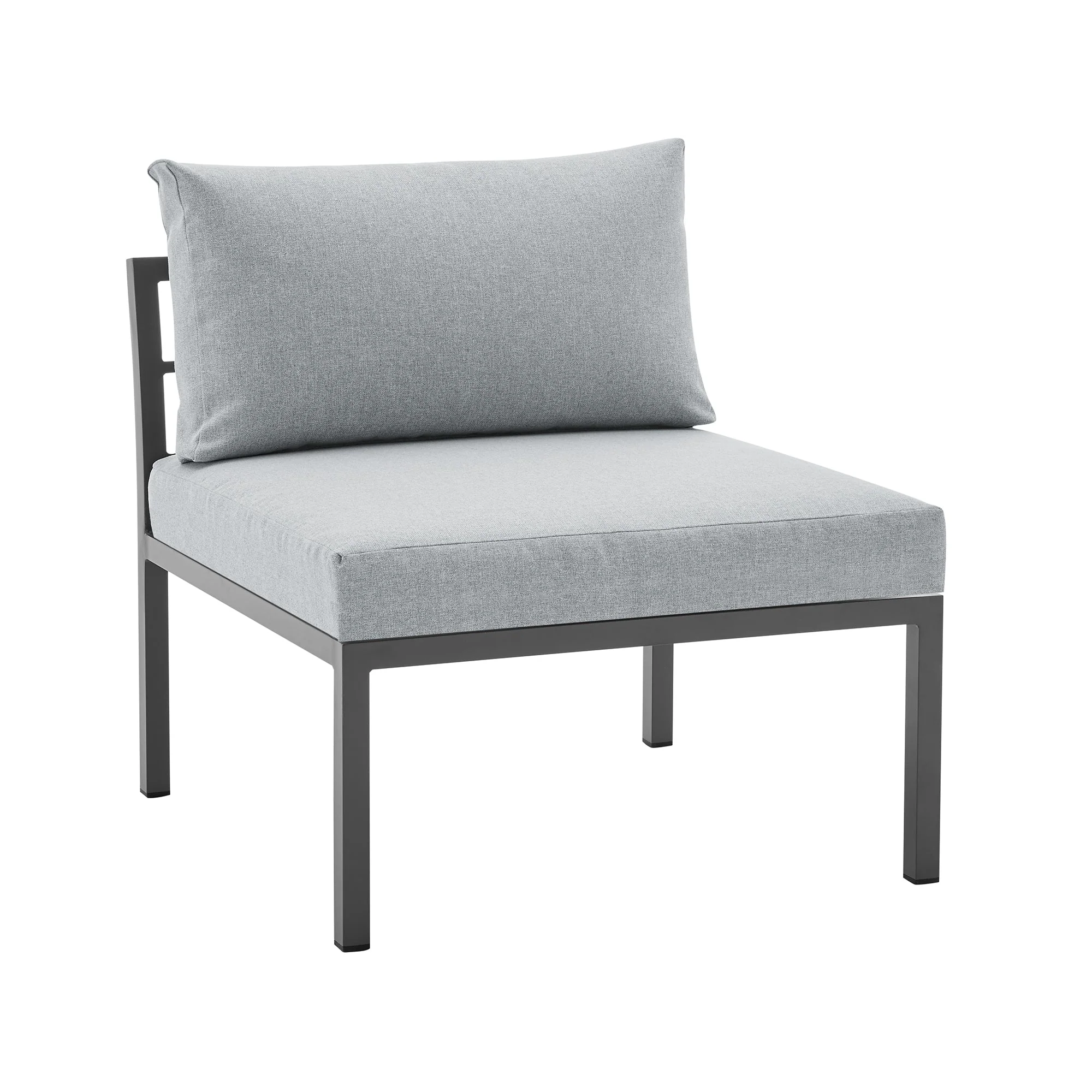 Sunnyside Corner Patio Conversation Set with Table in Grey on Grey - Image 21