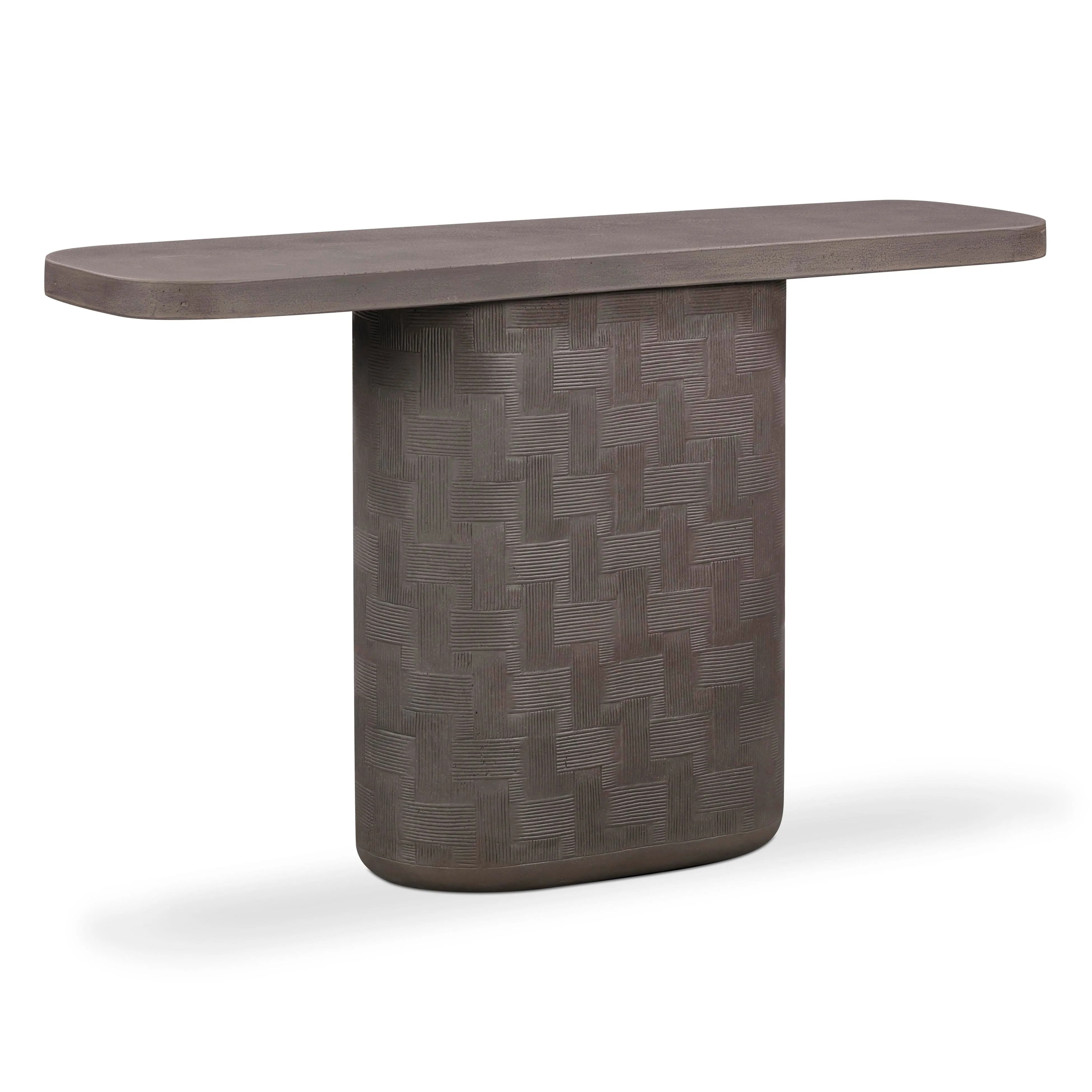 Suraya 55" Indoor/Outdoor Concrete Console Table - Image 18