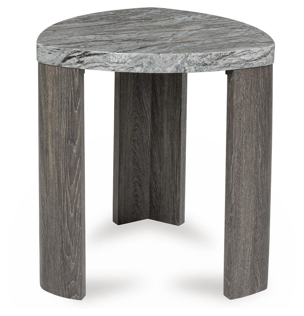 Surmour Gray/Brown Coffee Table and End Table - Image 7