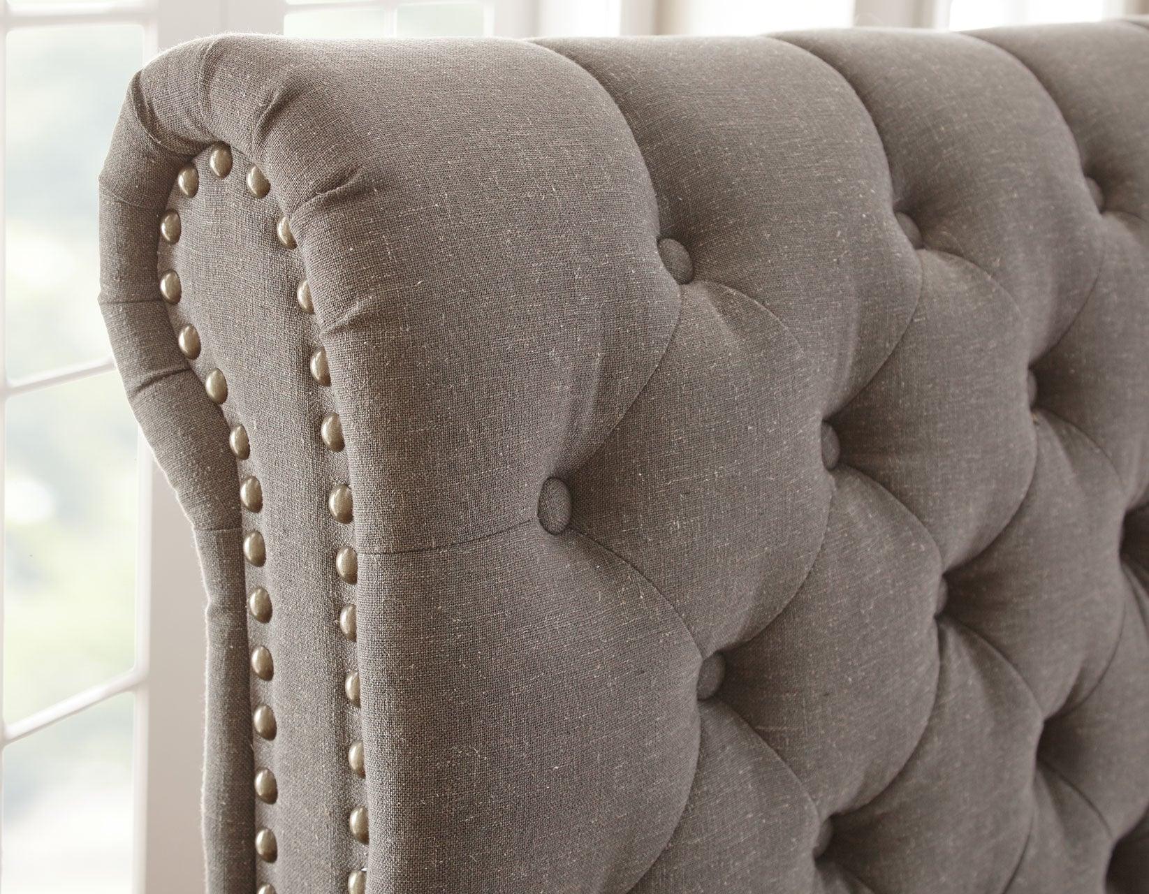 Swanson King Bed, Gray - Image 4