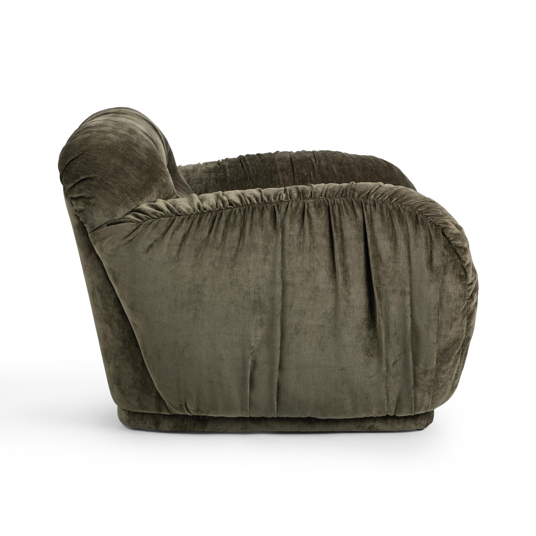 Sydney Accent Chair - Olive Green - Image 3