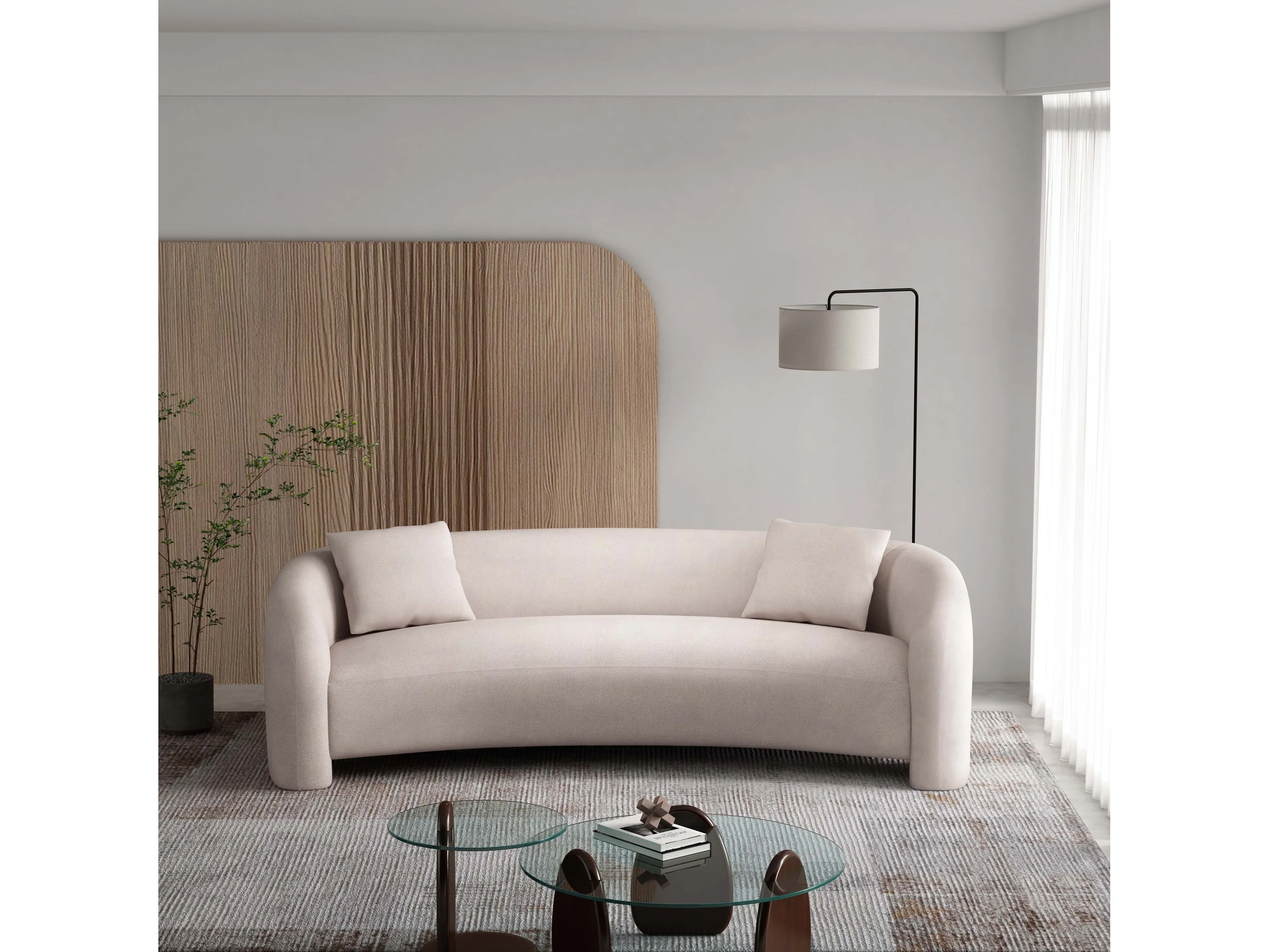 Sylvia Sofa in Angora